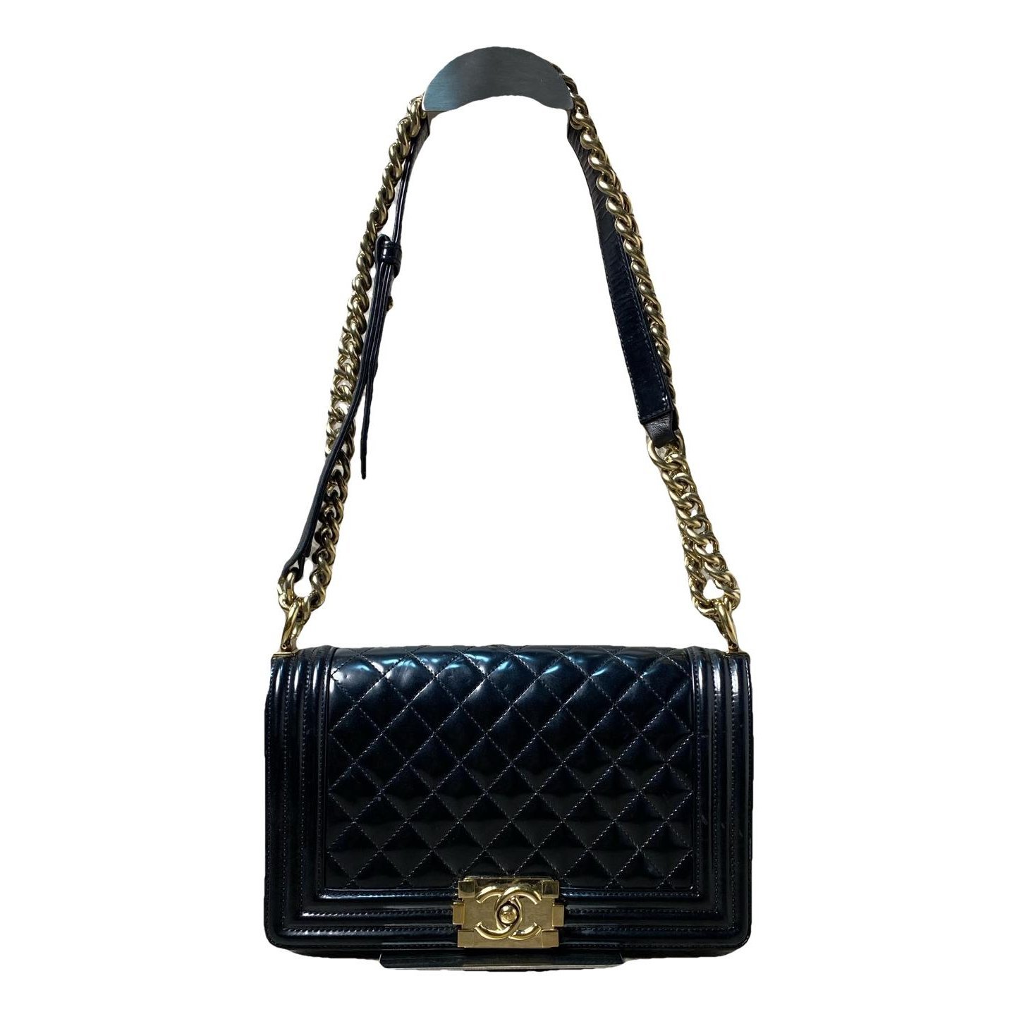 Boy patent leather handbag