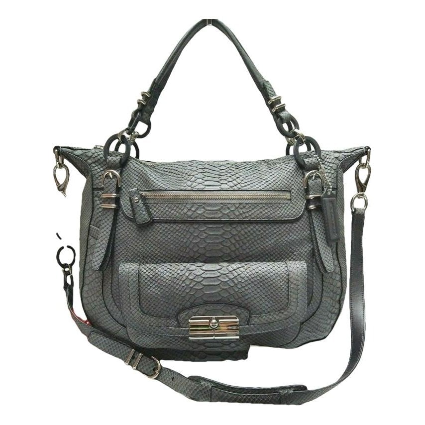 Leather satchel