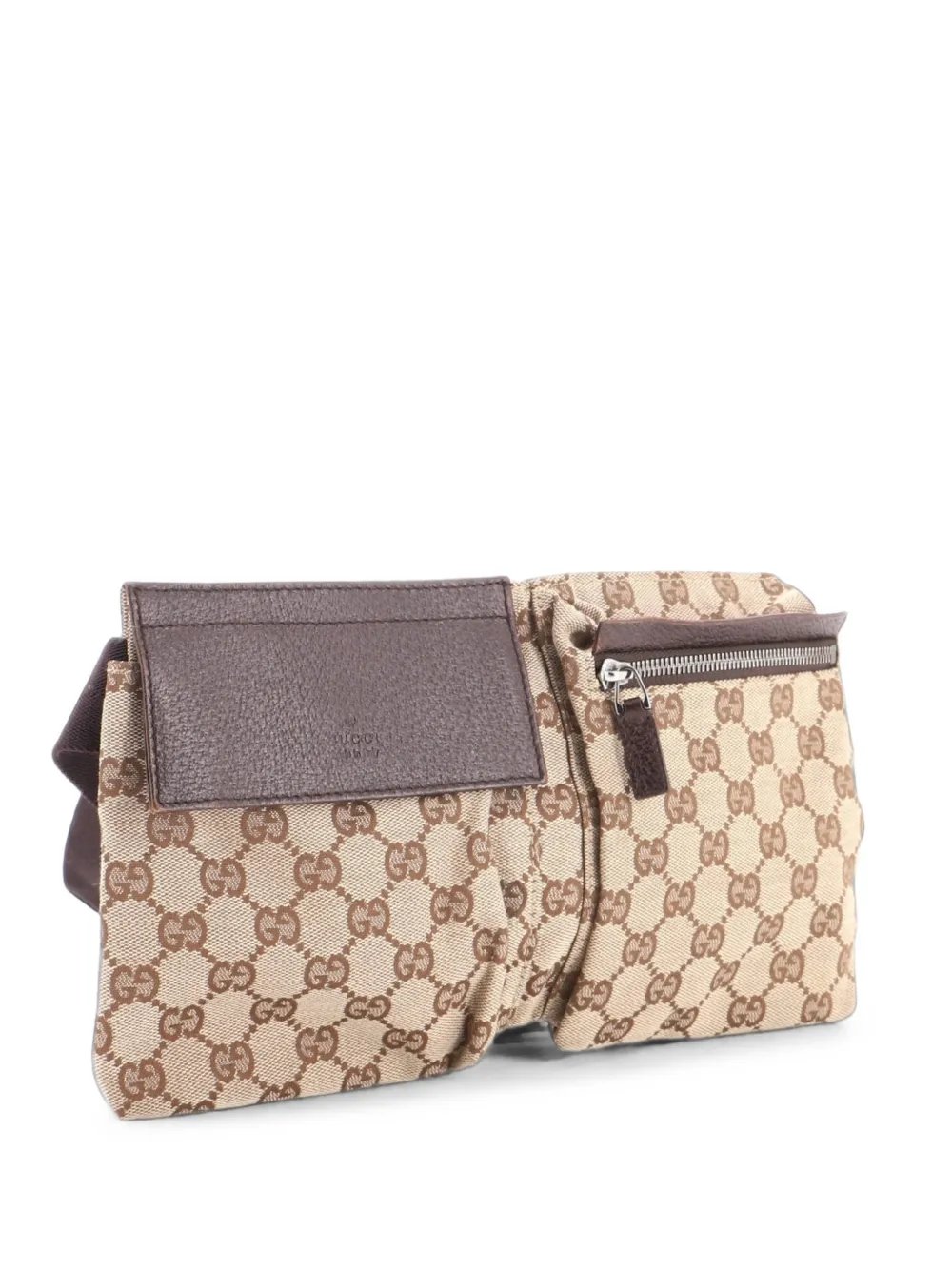 Vintage Double GG Canvas with Leather belt bag