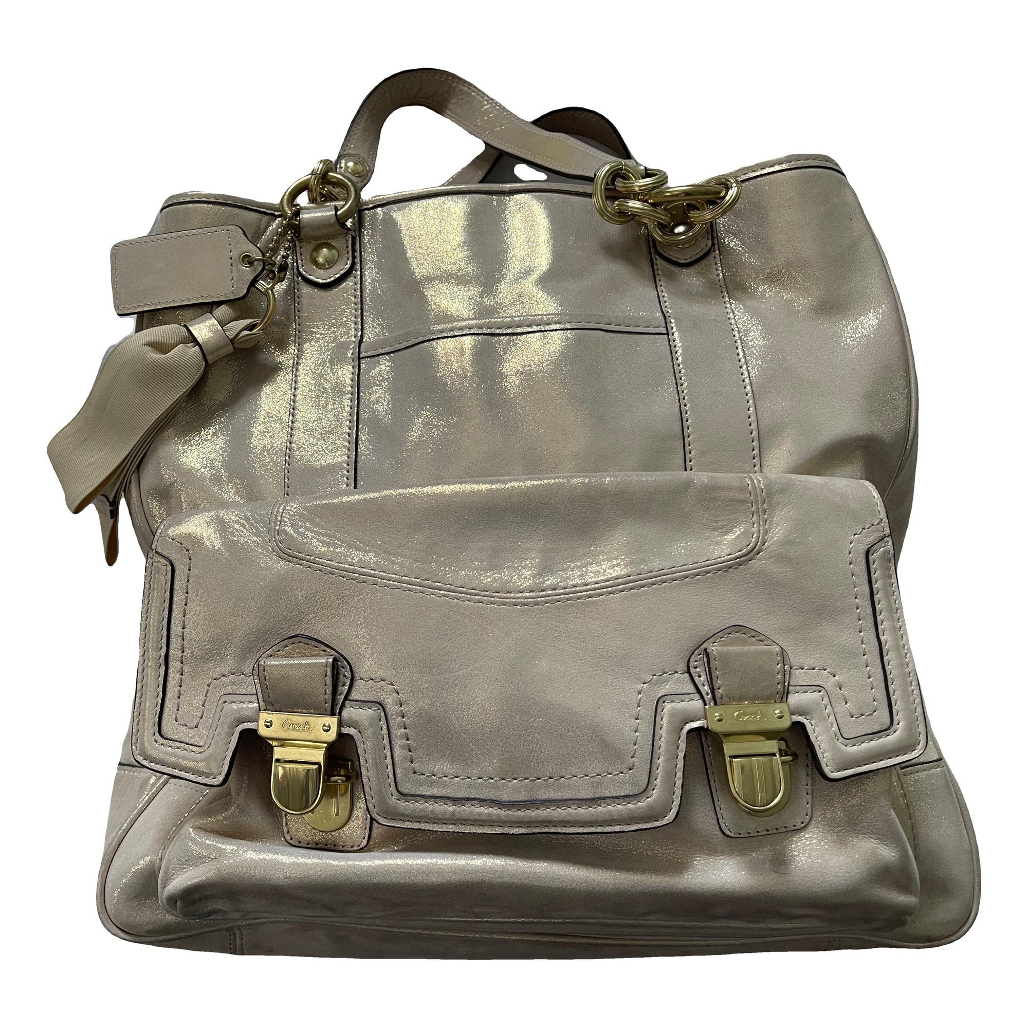 Leather handbag