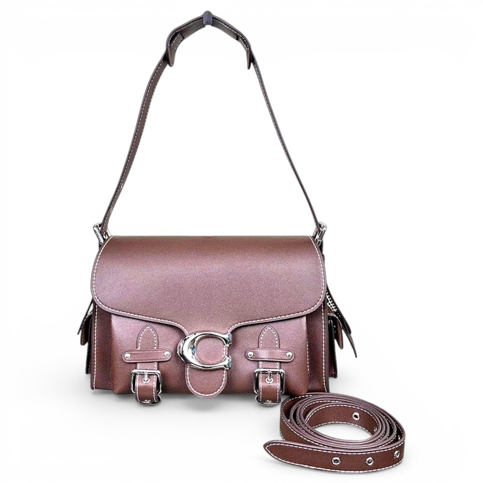 Leather handbag