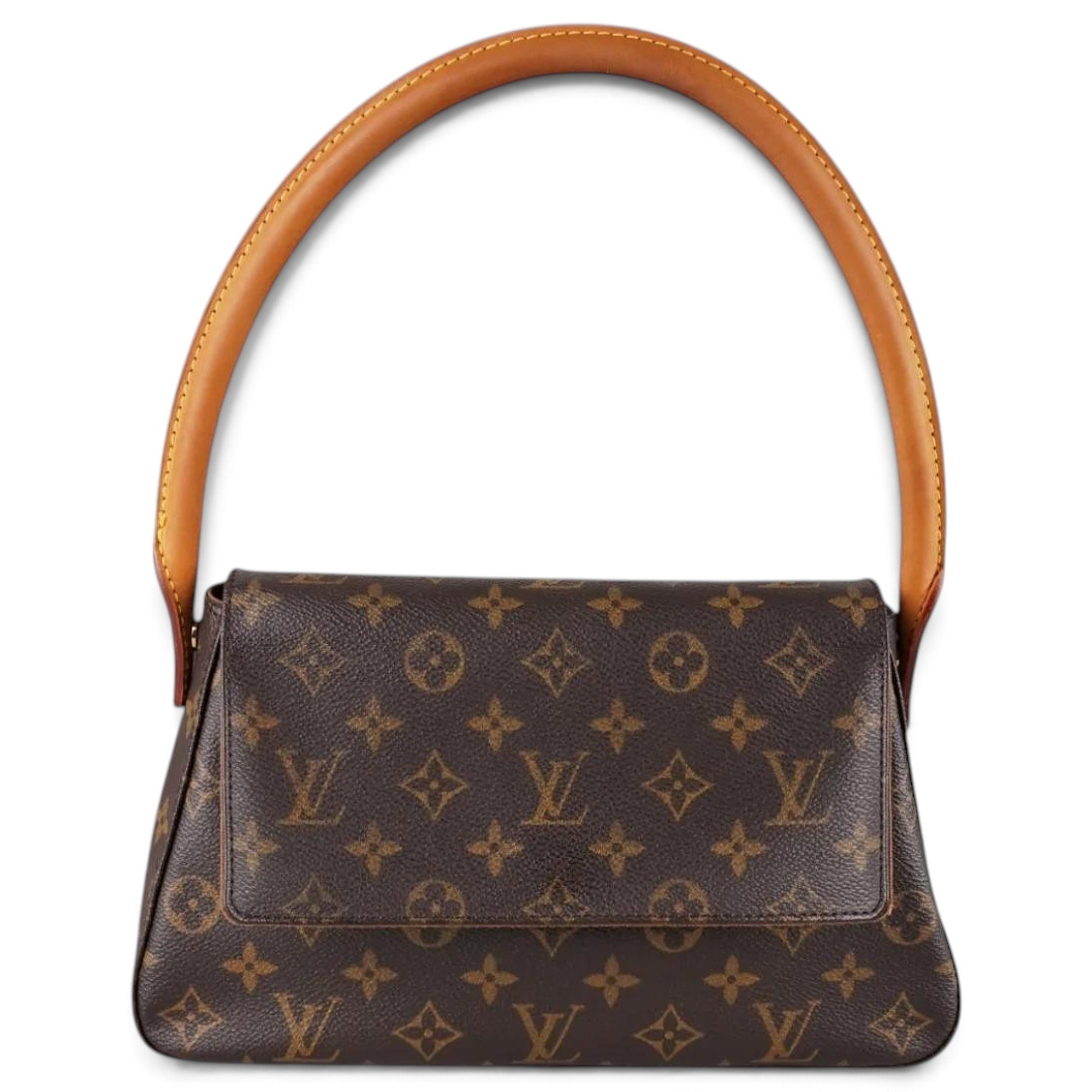 Looping cloth handbag