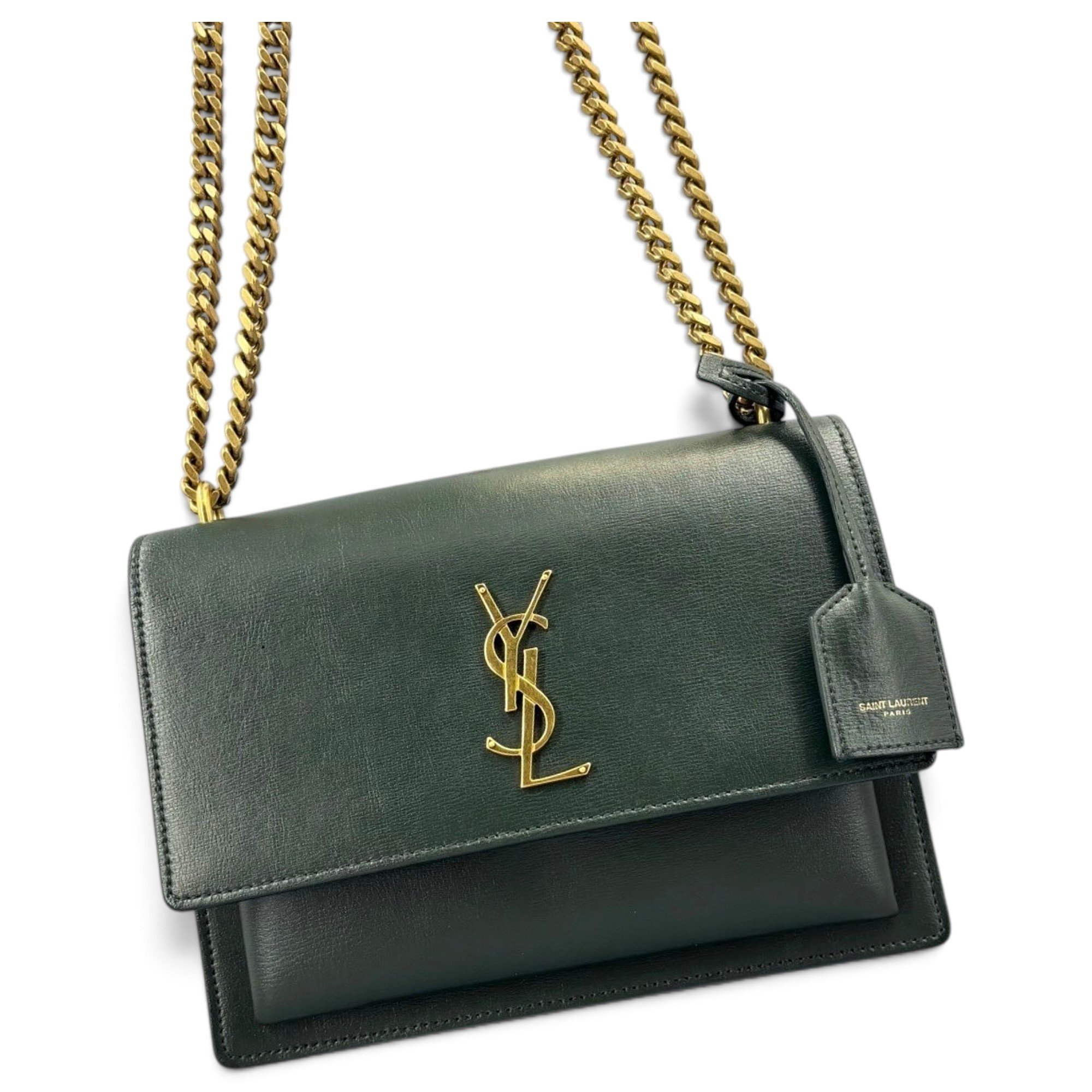 Sunset leather handbag