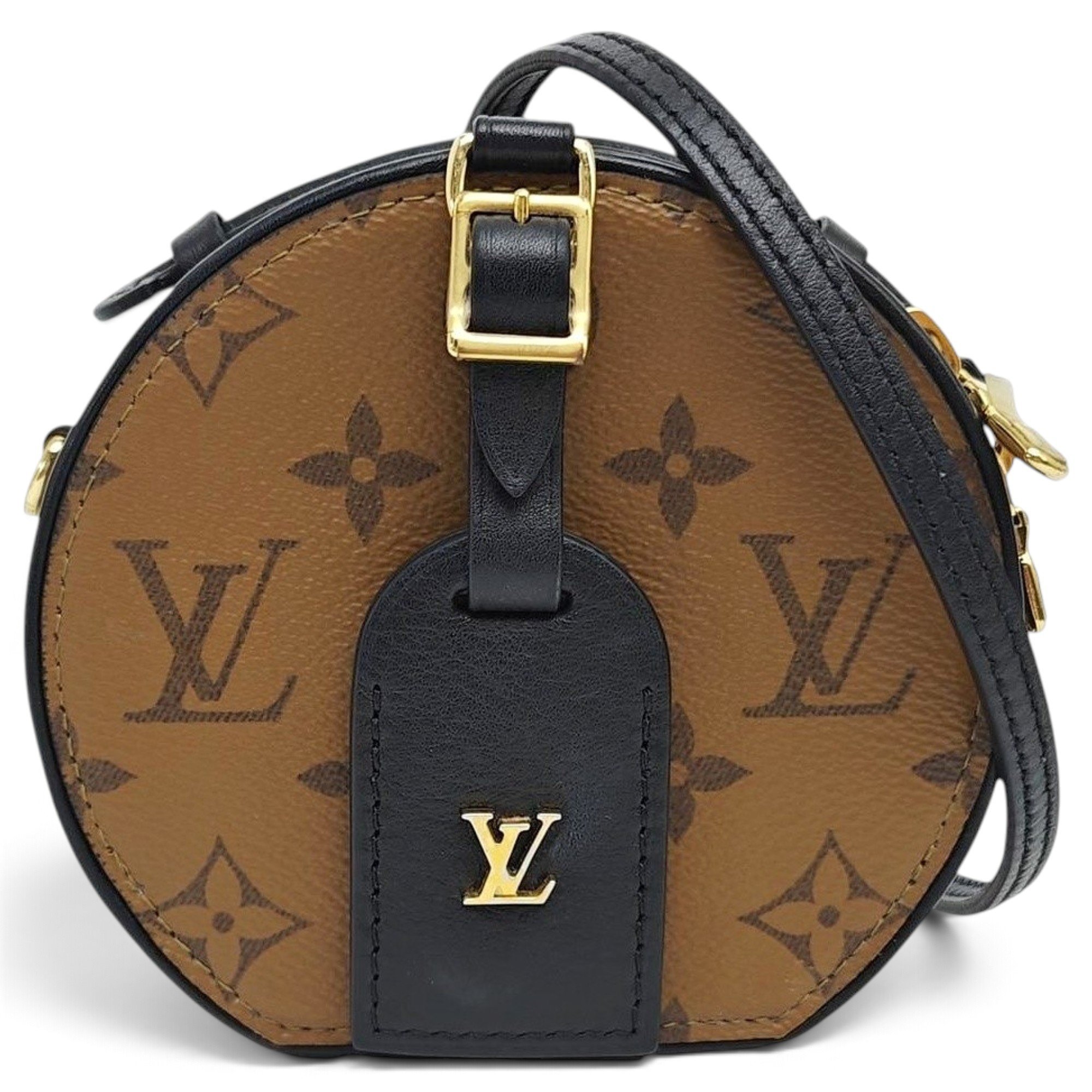 Micro boite chapeau leather handbag