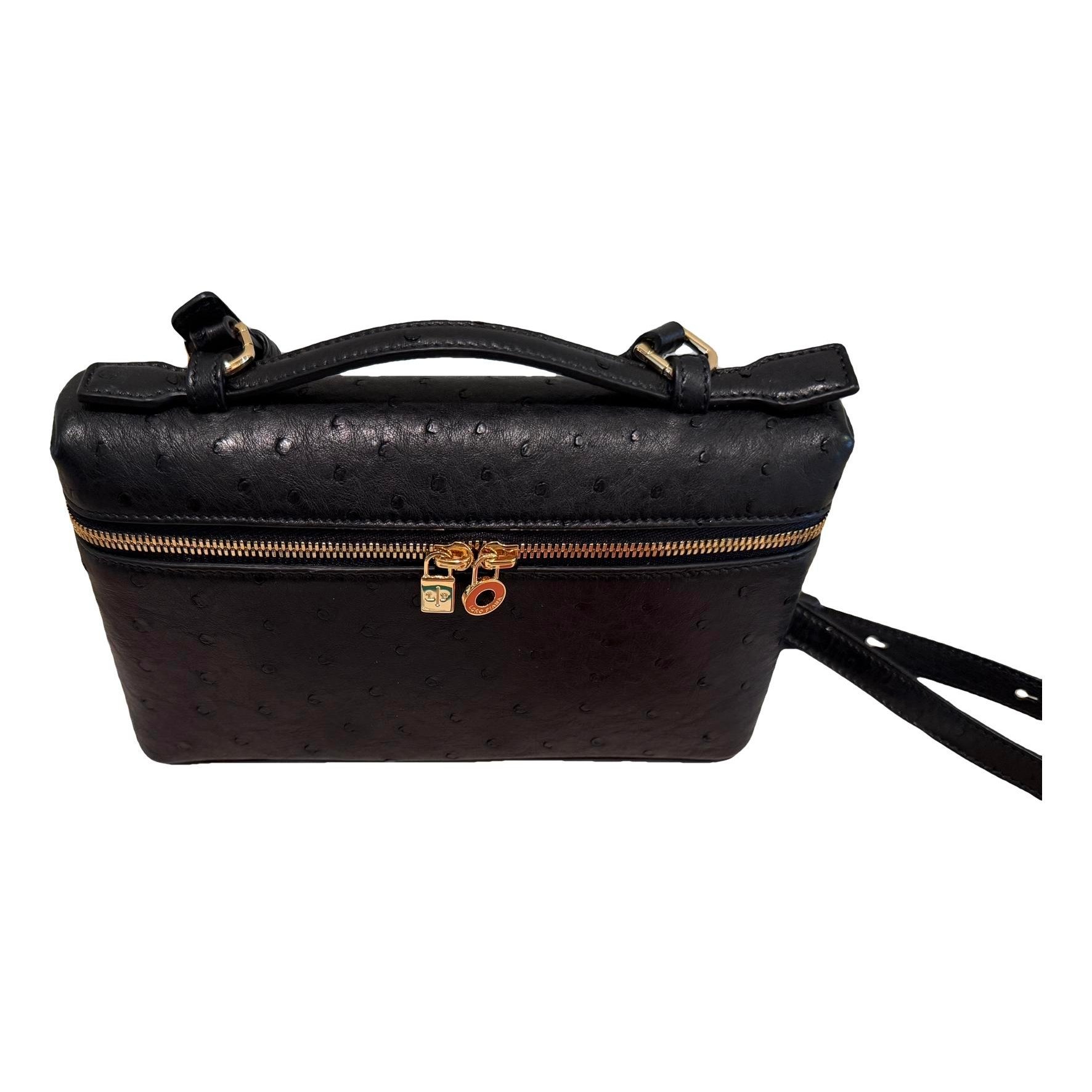 Loro Piana Extra Pocket ostrich handbag