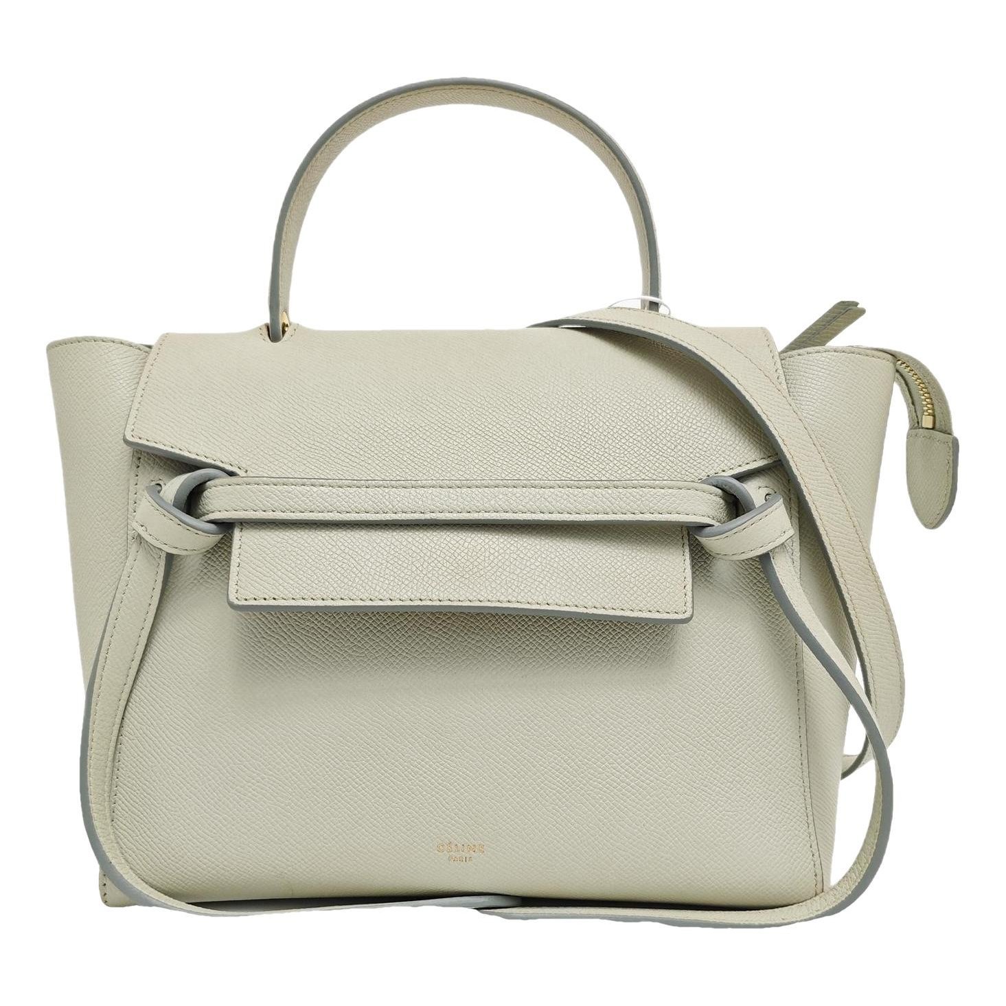 Belt leather handbag