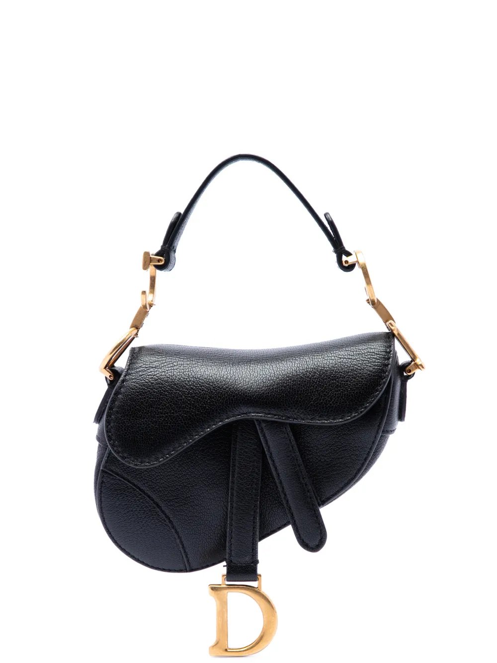 2021 Micro Goatskin Saddle Bag satchel