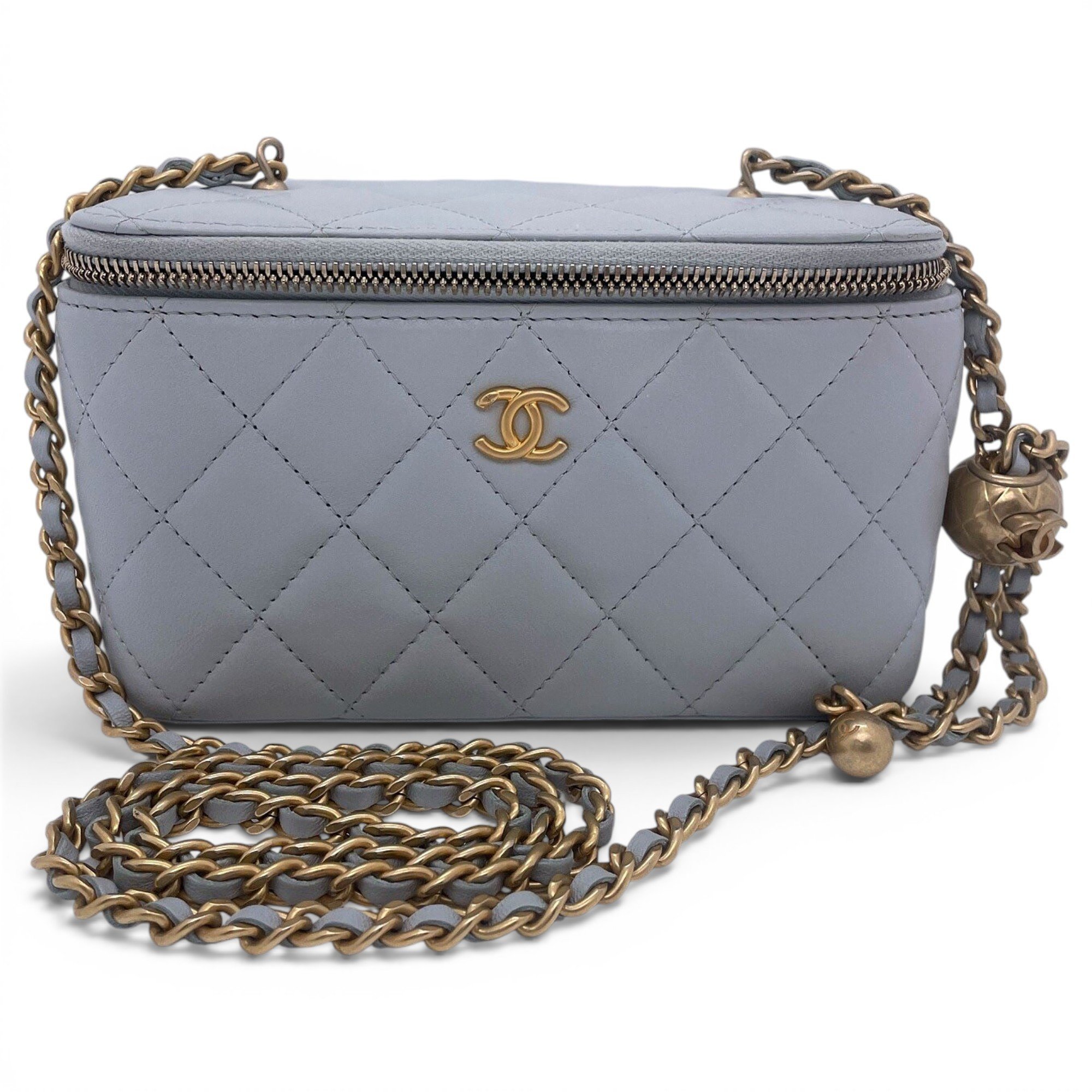 Trendy CC Vanity leather handbag