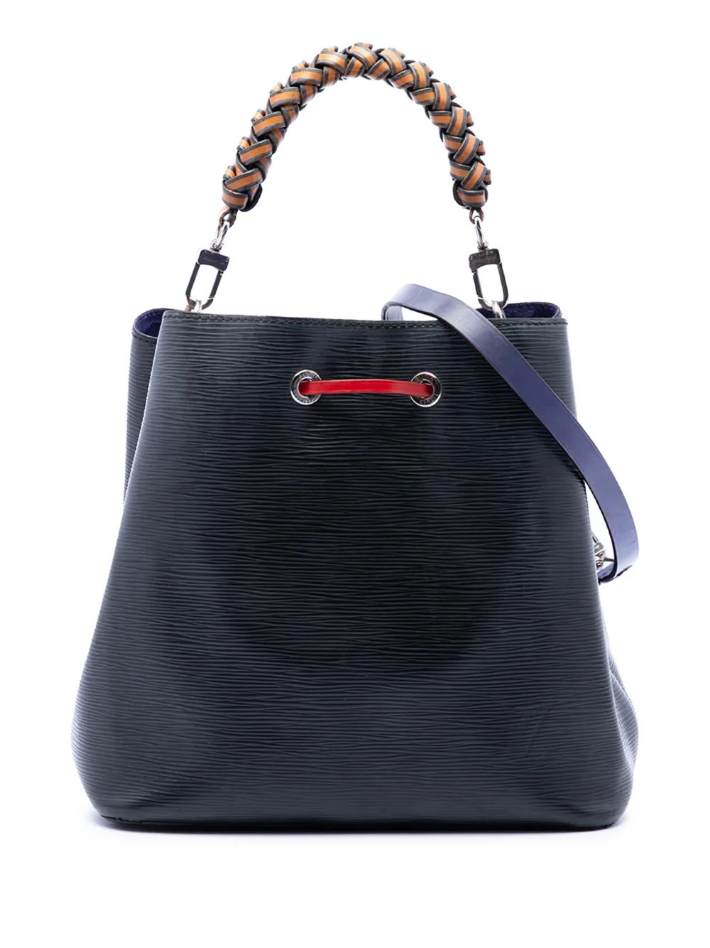 Louis Vuitton 2019 Epi Tricolor Braided Neonoe MM bucket bag
