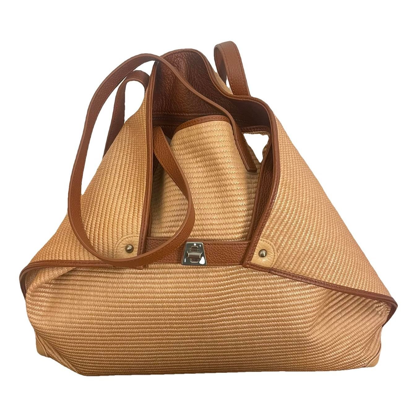 Leather tote