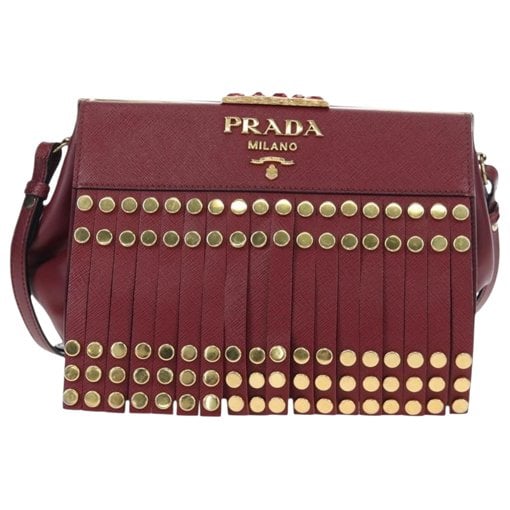 Midollino leather handbag