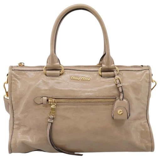 Leather handbag