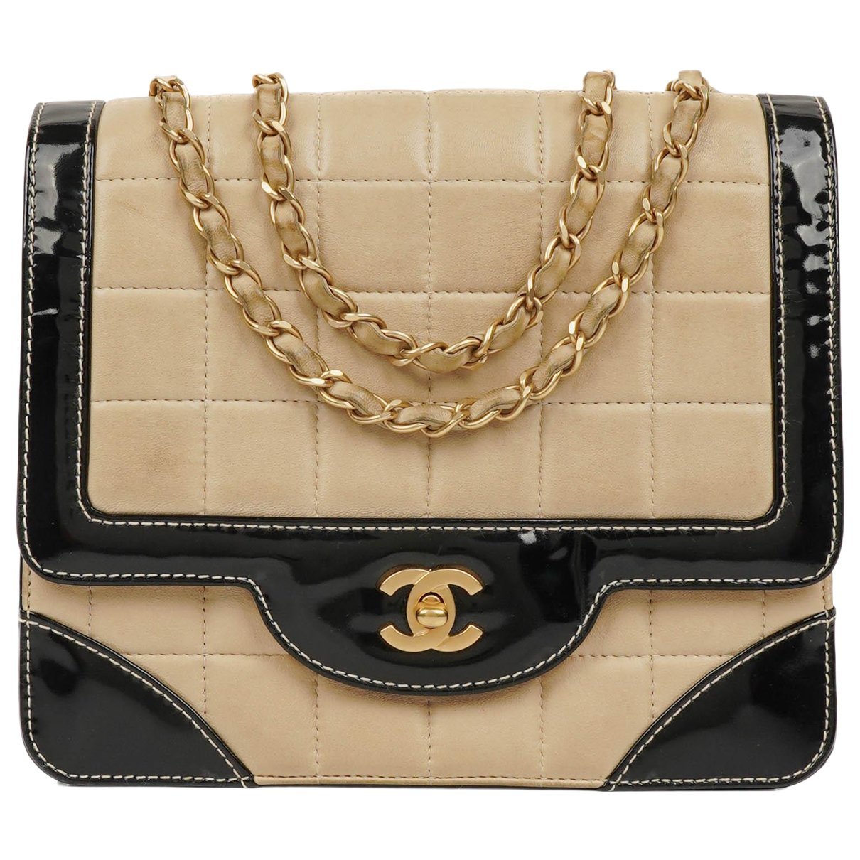 East West Chocolate Bar leather handbag