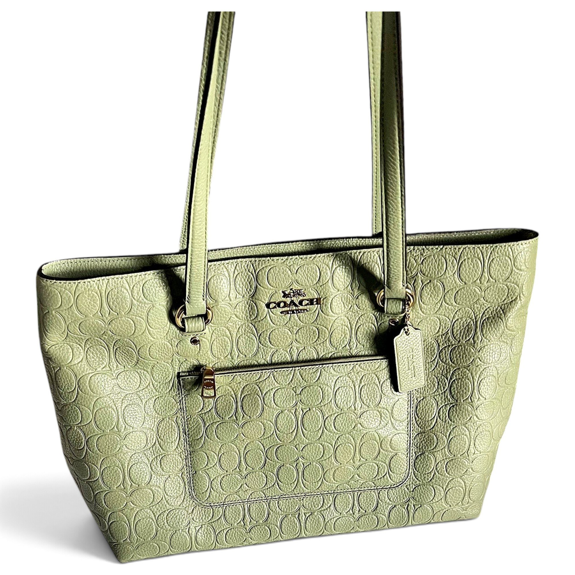CITY ZIP TOTE leather tote