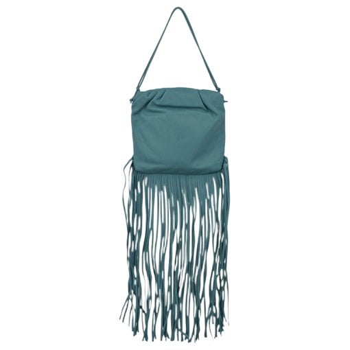 Leather clutch bag