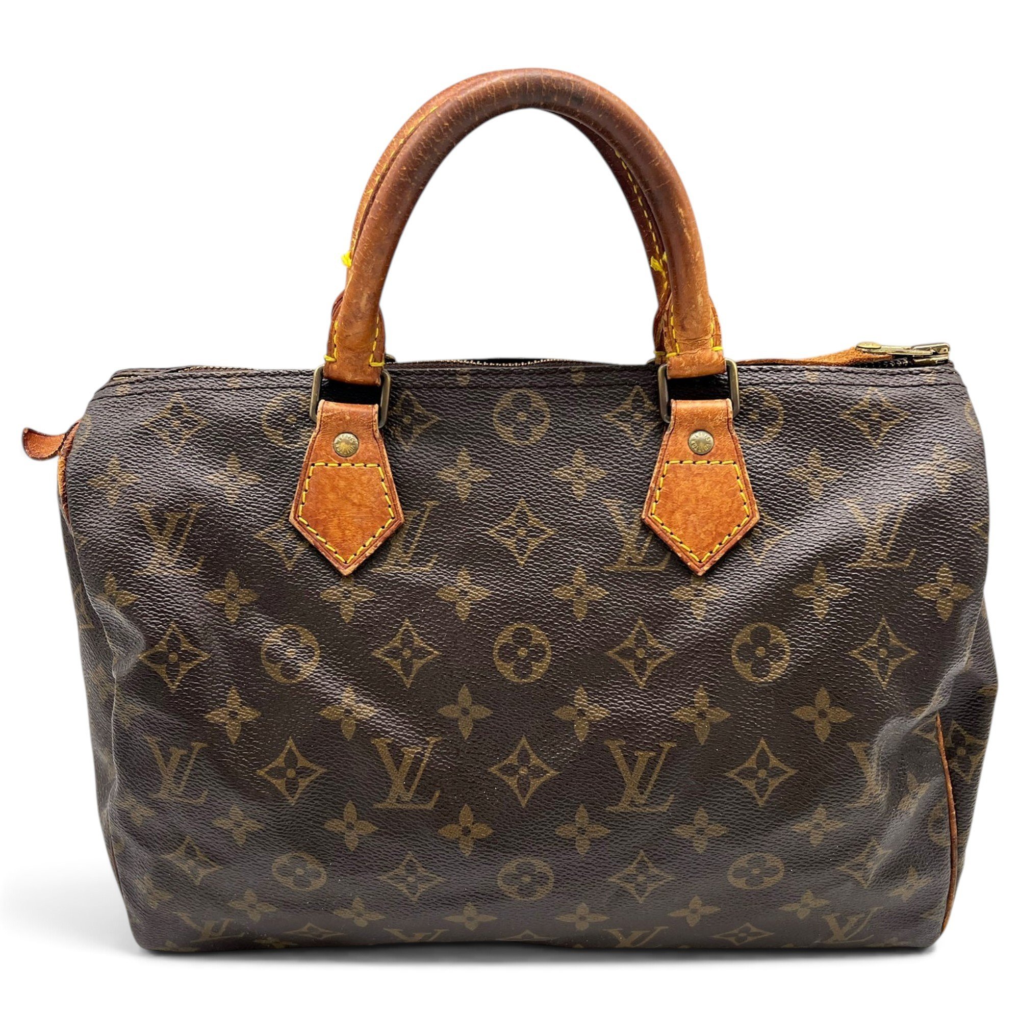 Speedy leather handbag