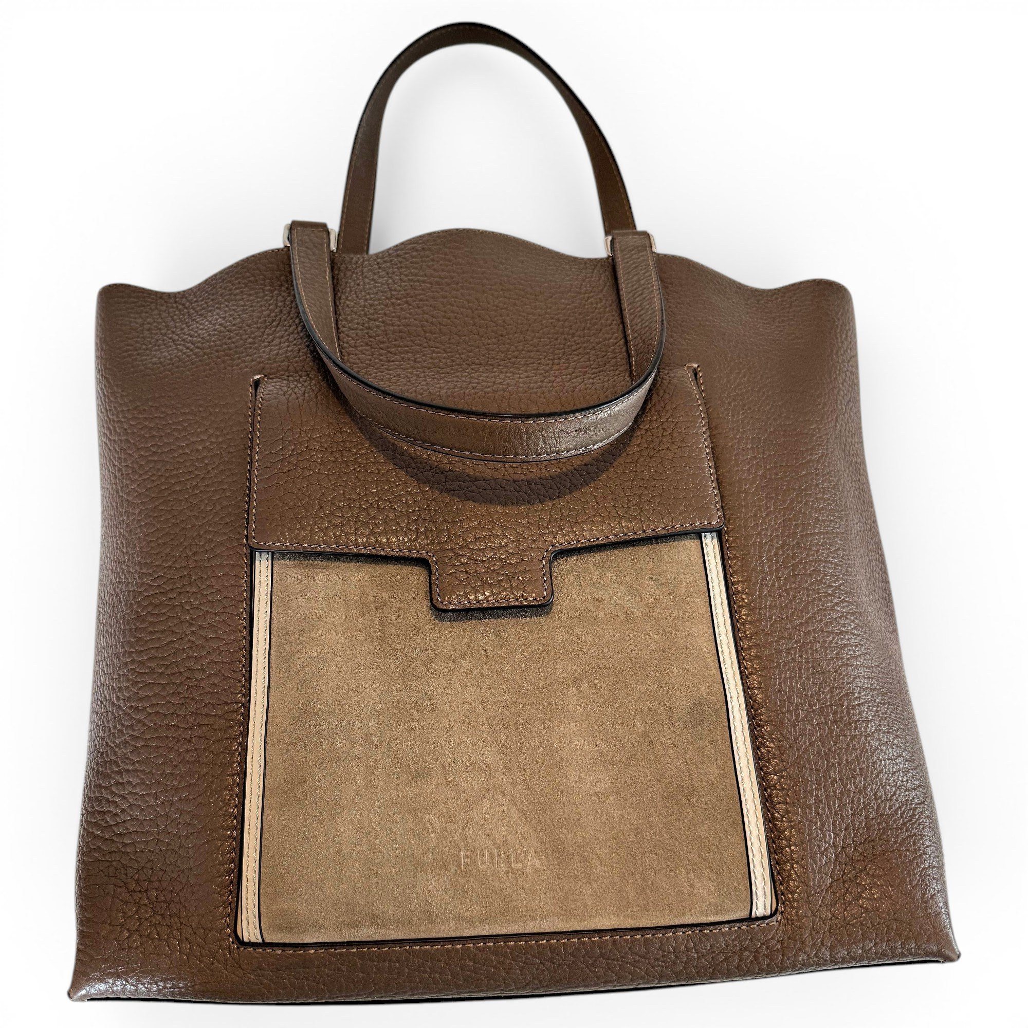 Leather tote