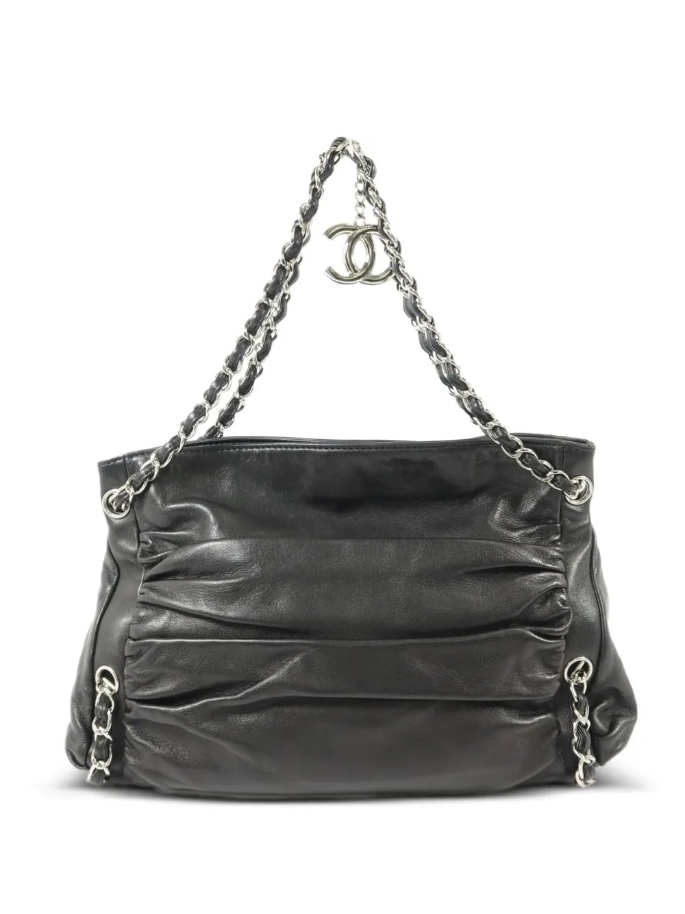 CC chain-link shoulder bag