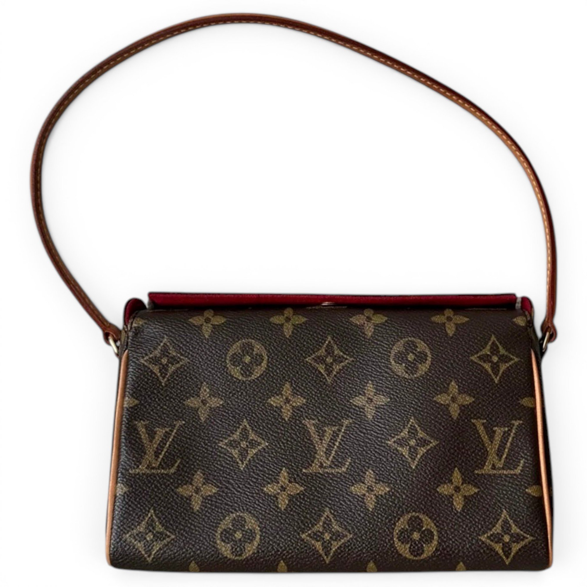 Recital leather handbag