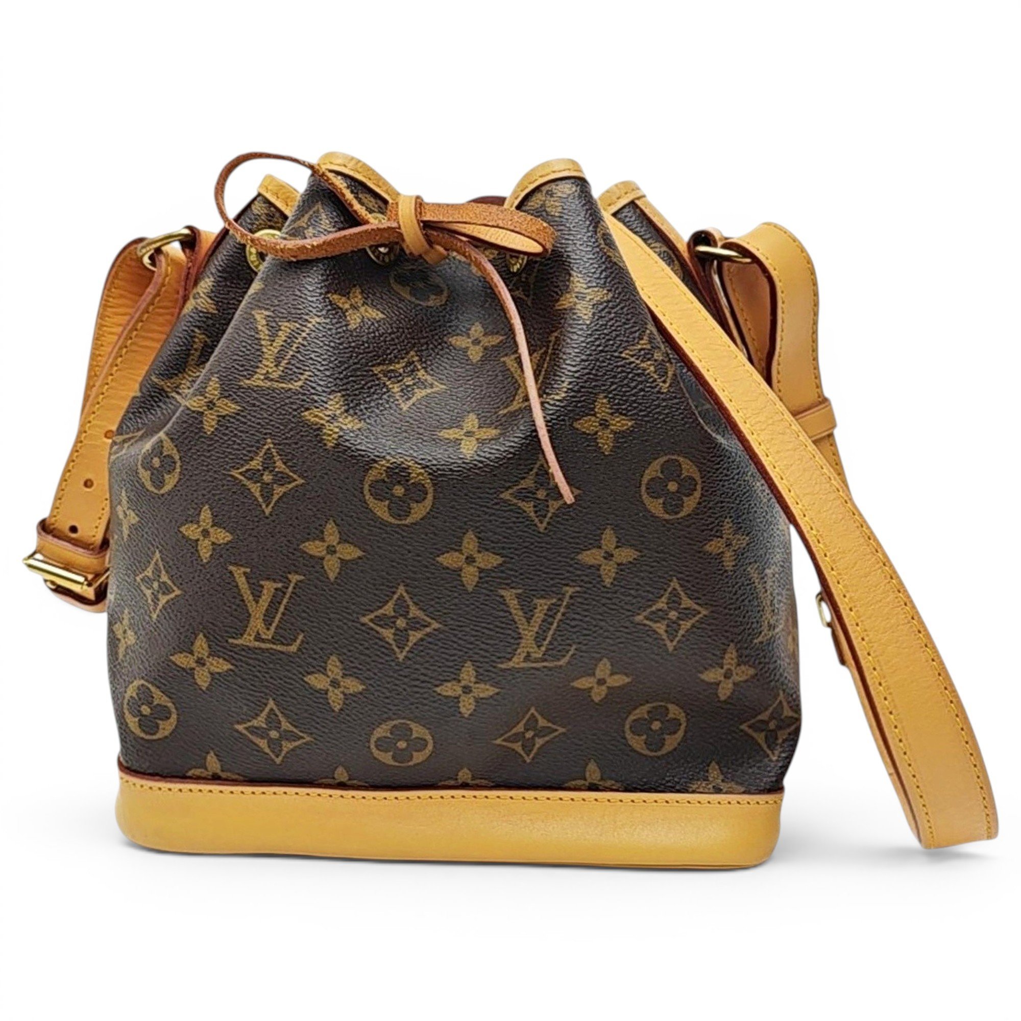 Nano Noé leather handbag