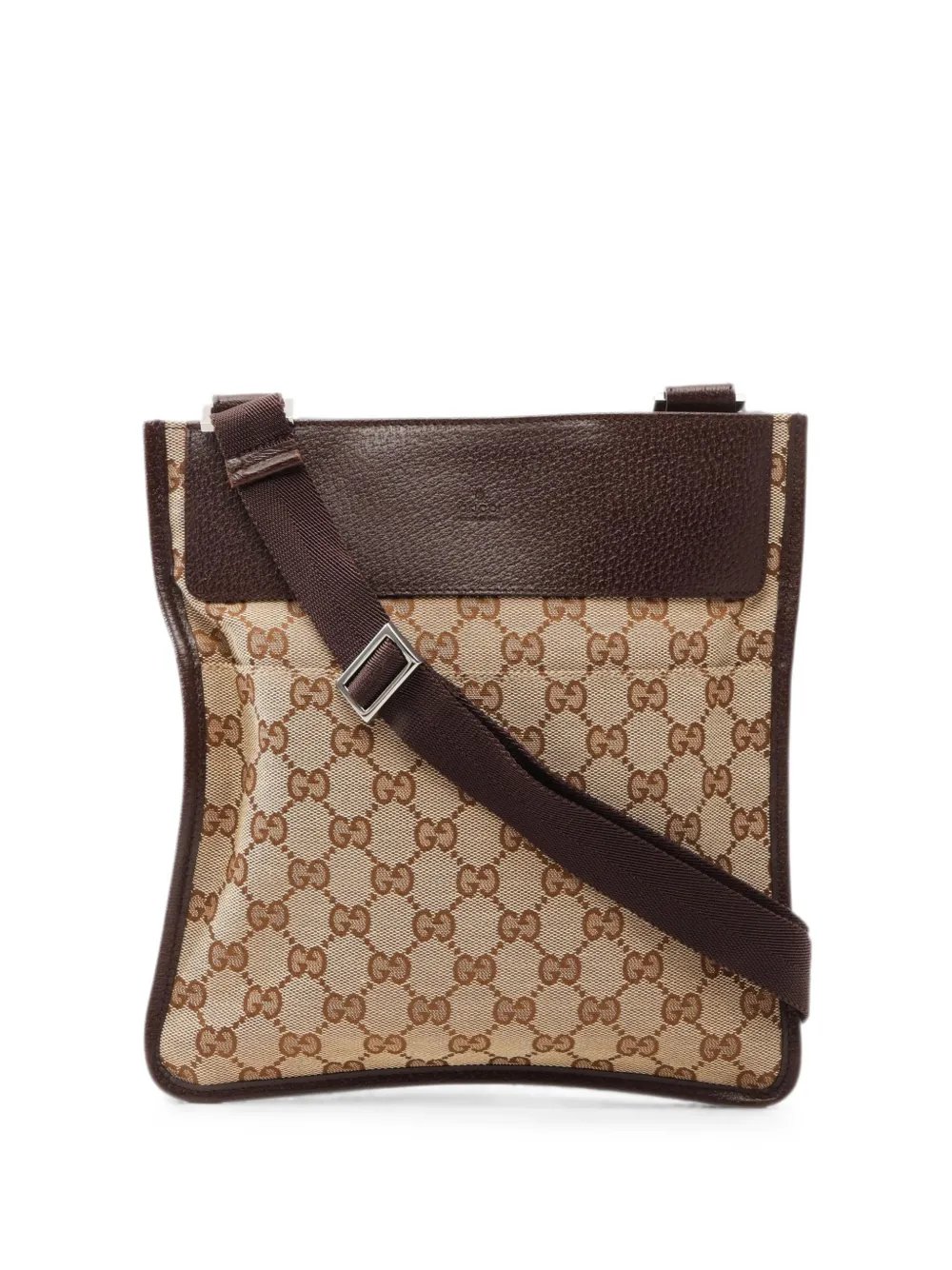2000s GG canvas shoulder bag