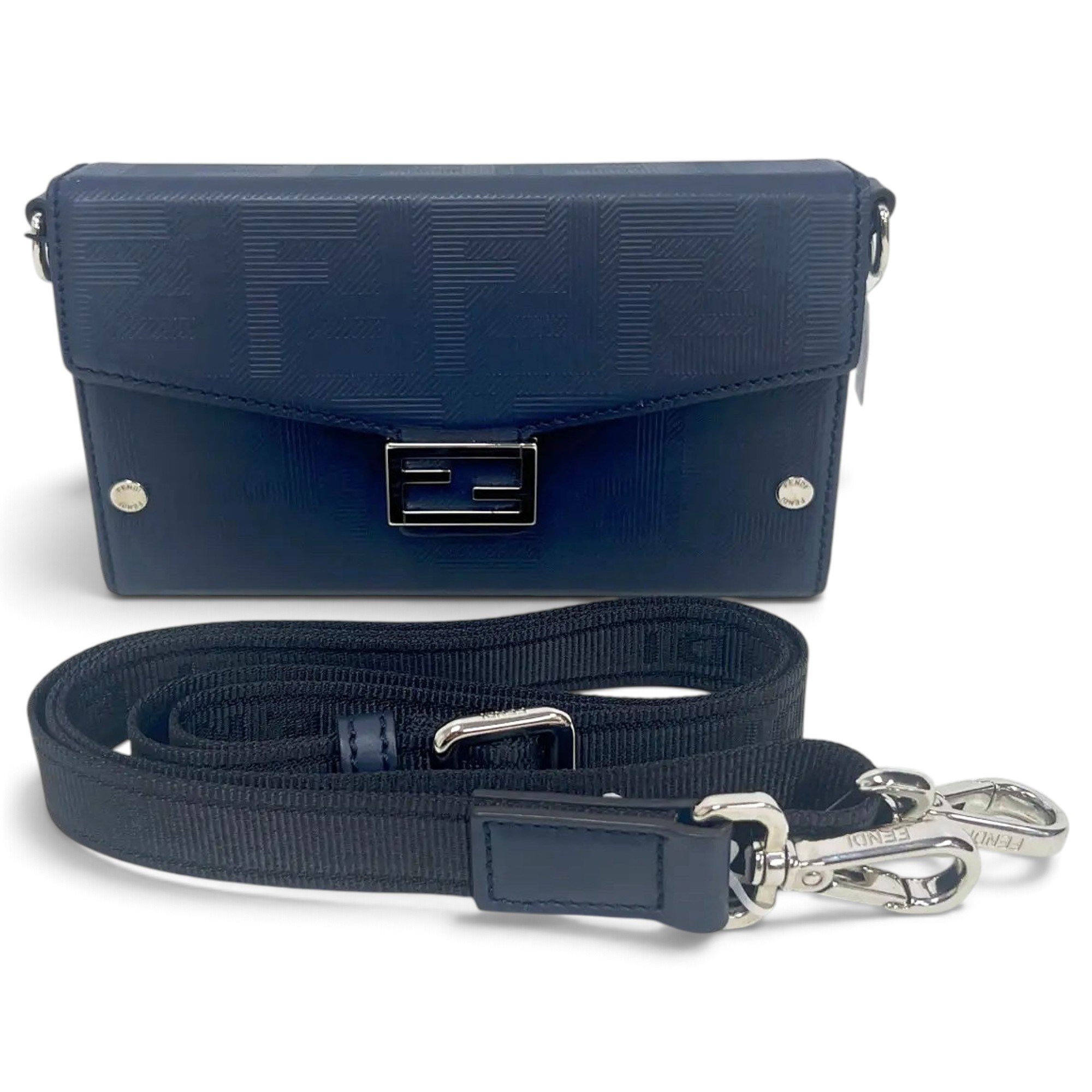 Baguette leather handbag