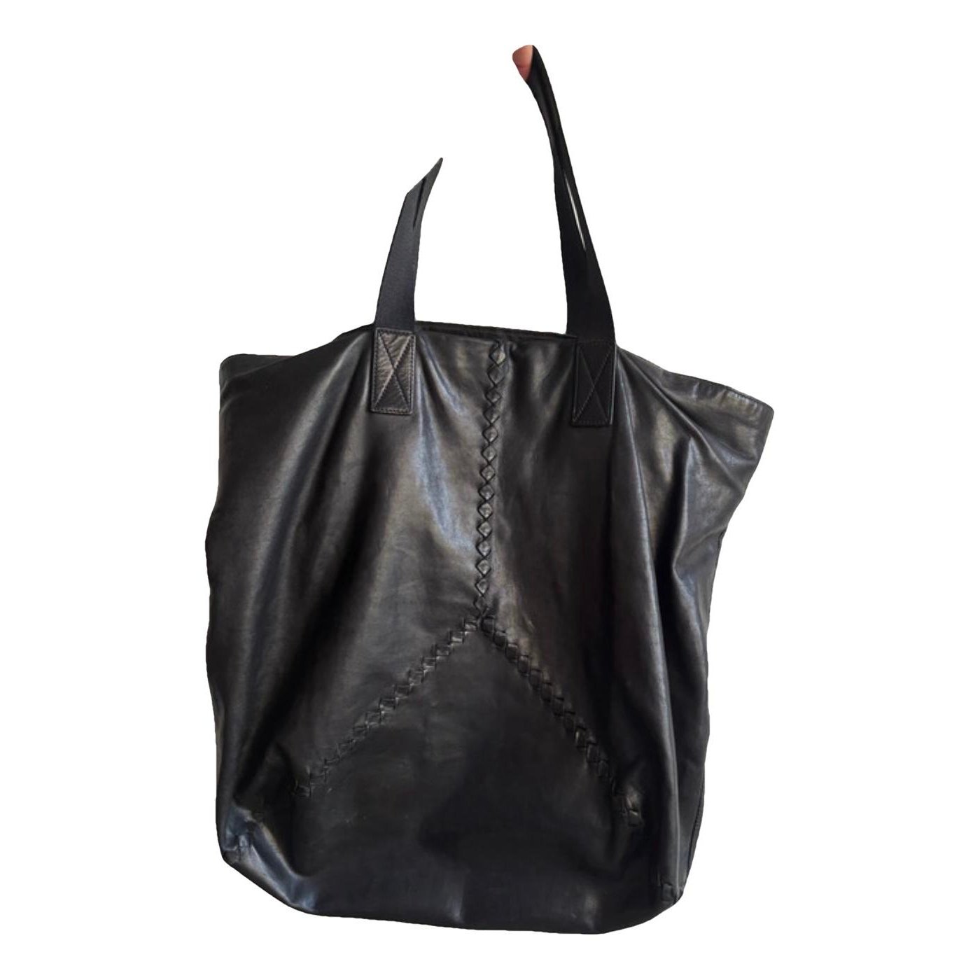 Leather tote