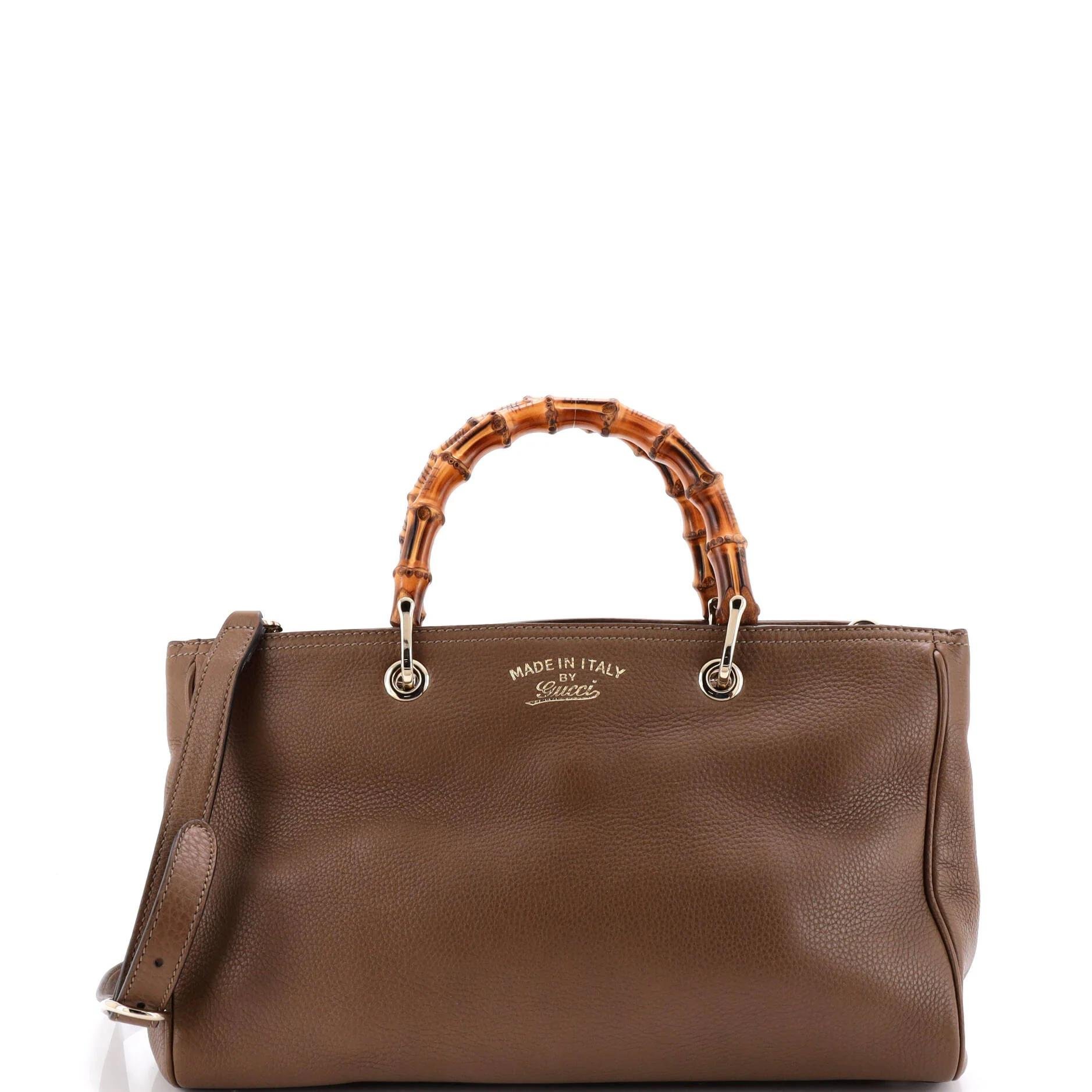 Leather tote