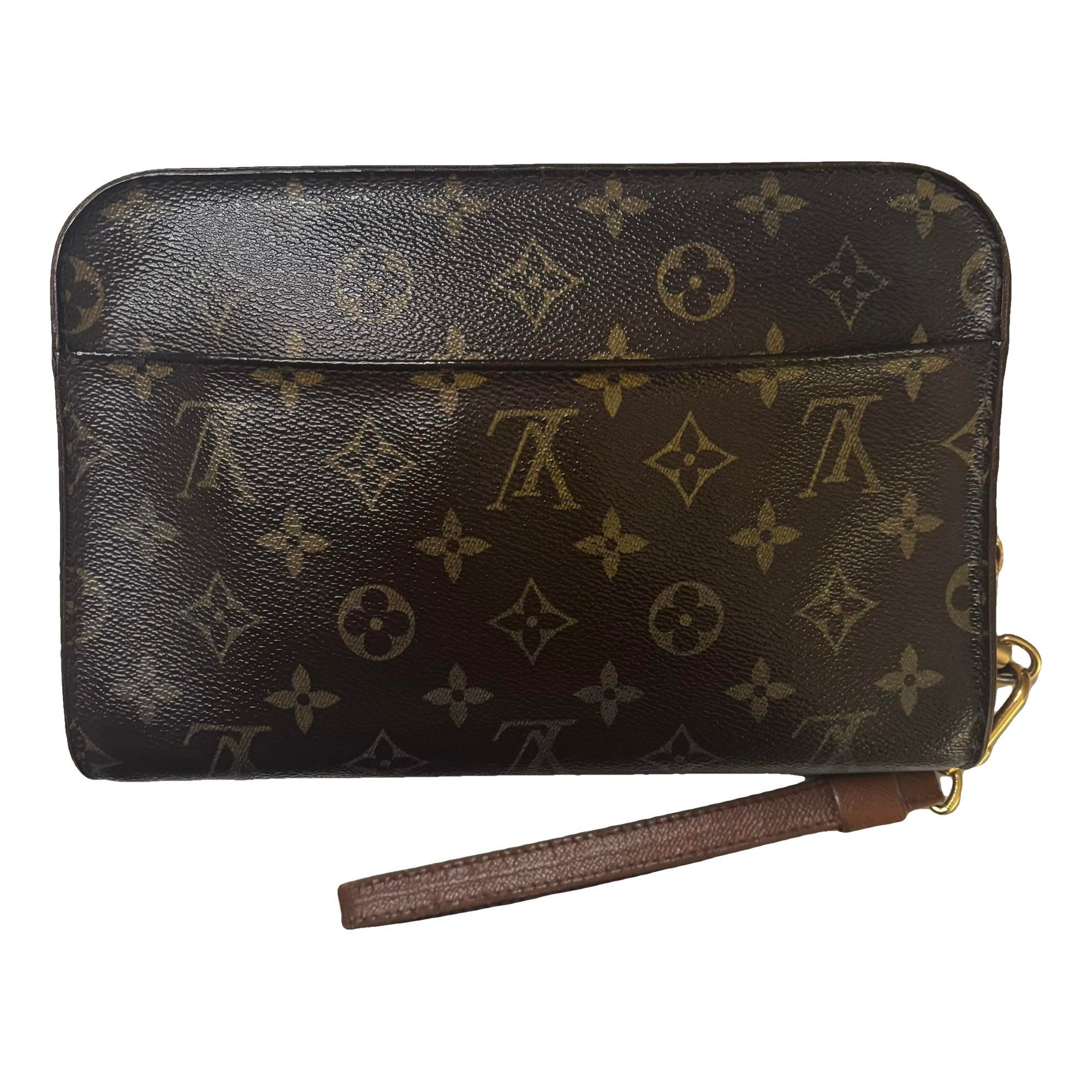 Orsay leather clutch bag