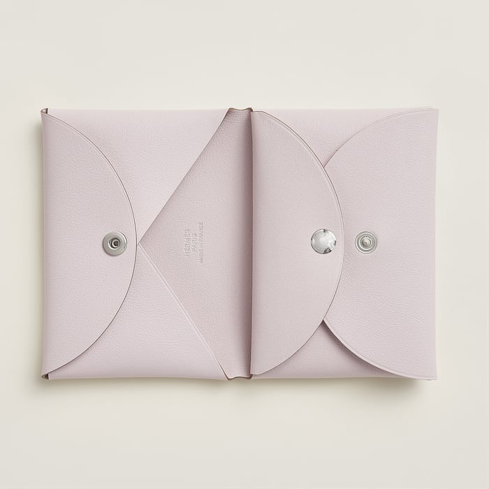 Mauve Pâle Calvi Duo Compact Card Holder