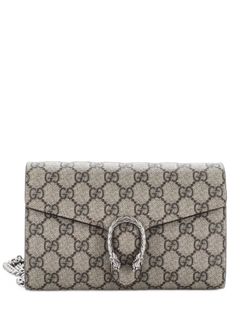 Dionysus Chain Wallet GG Coated Canvas Small crossbody bag