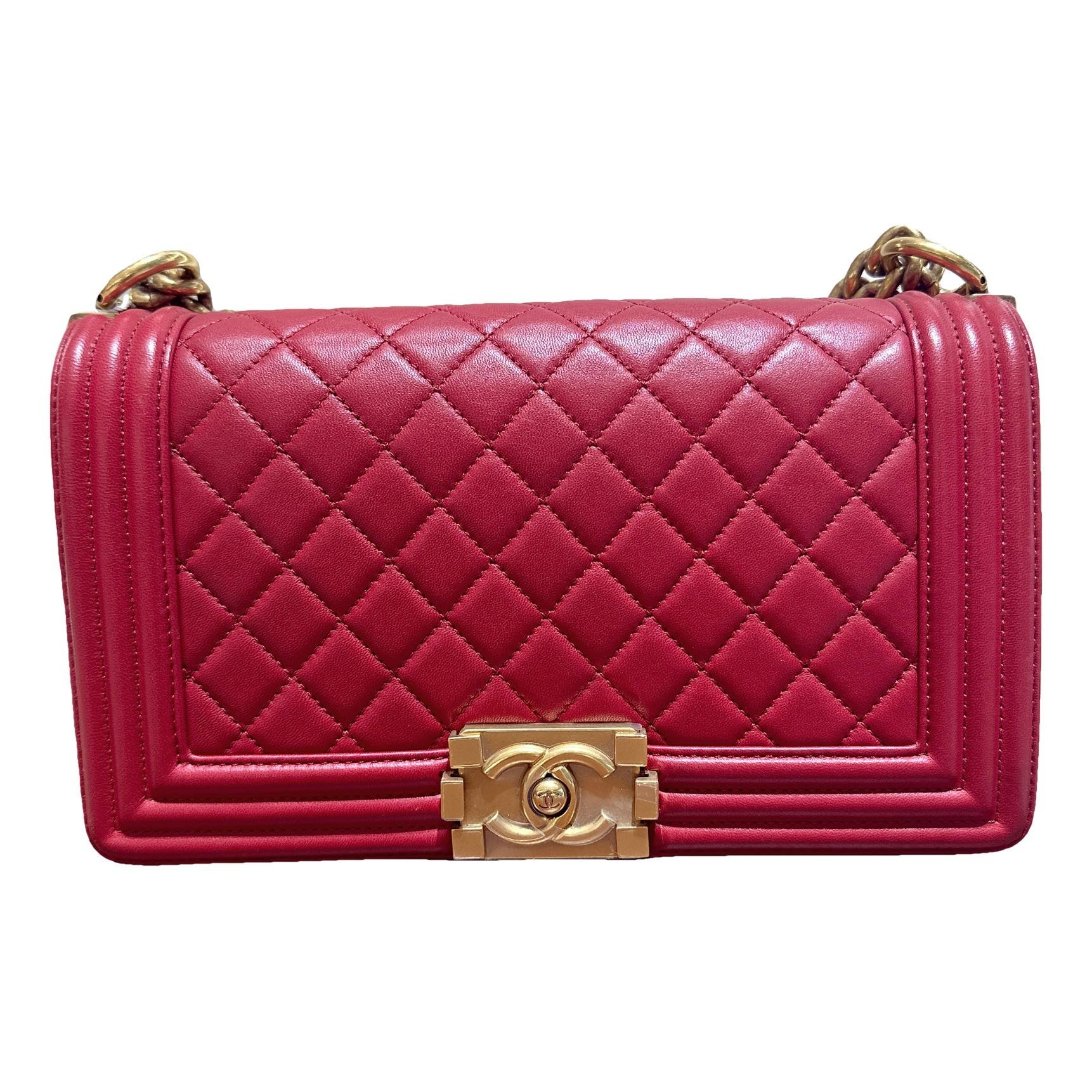 Boy leather crossbody bag