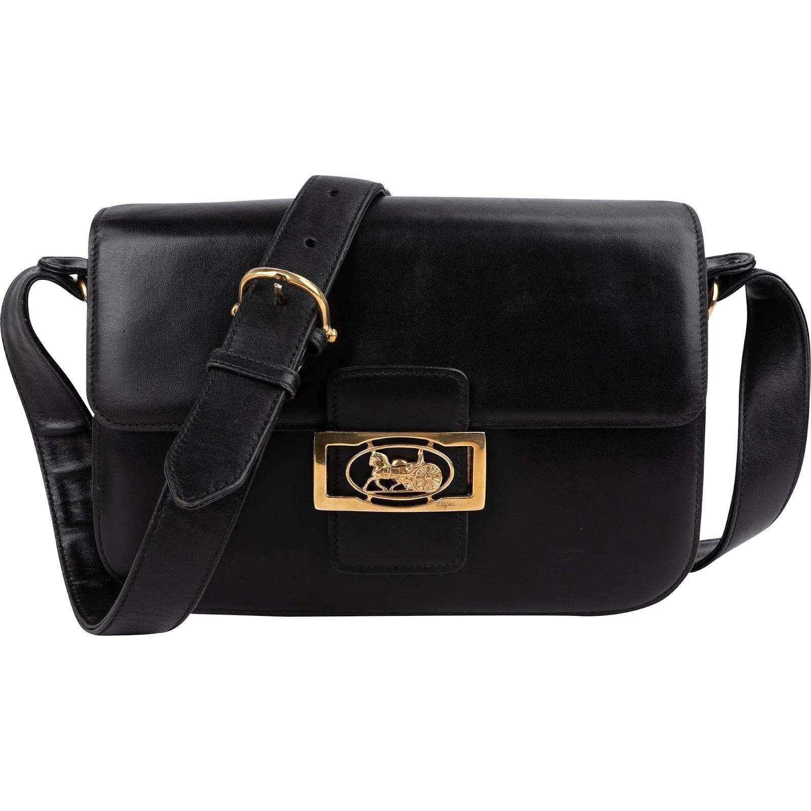 Triomphe leather handbag