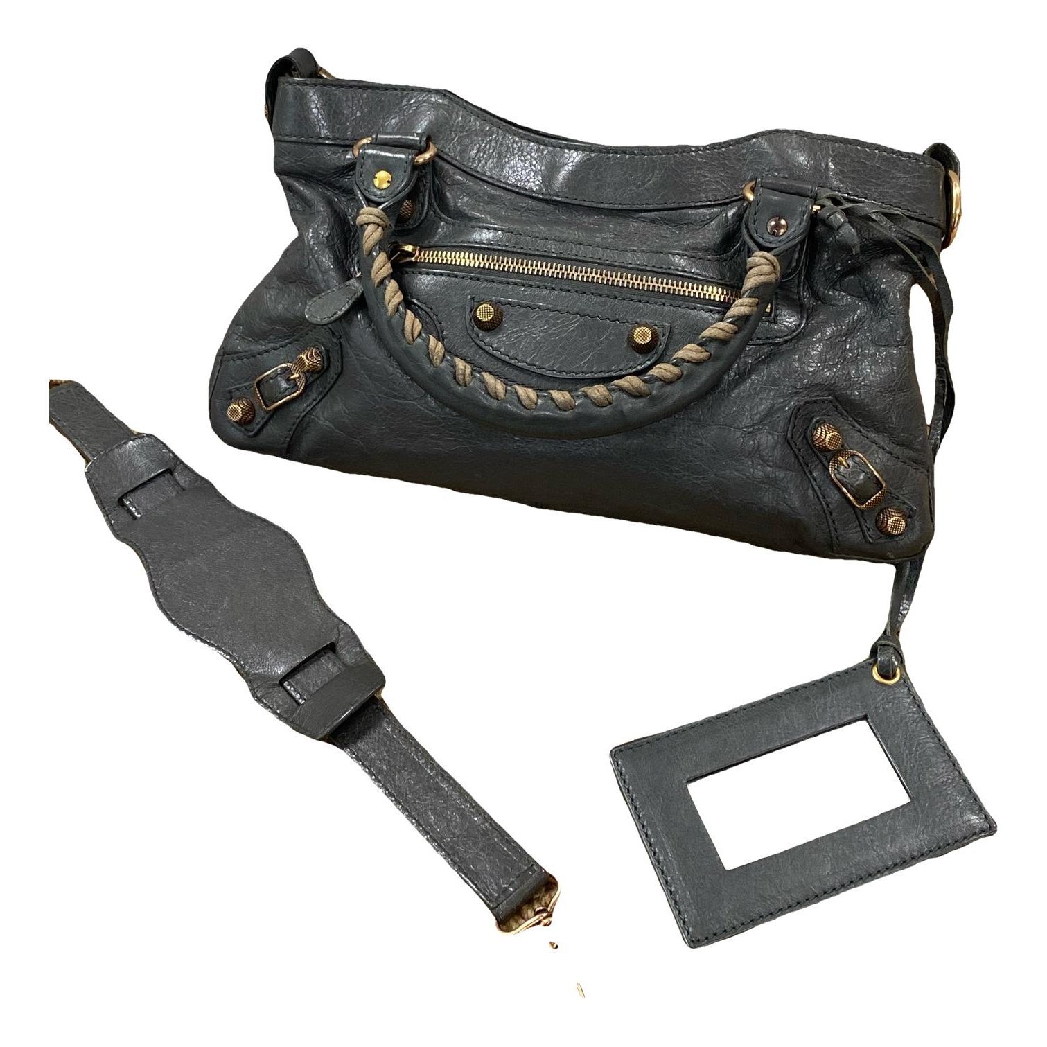 Leather handbag