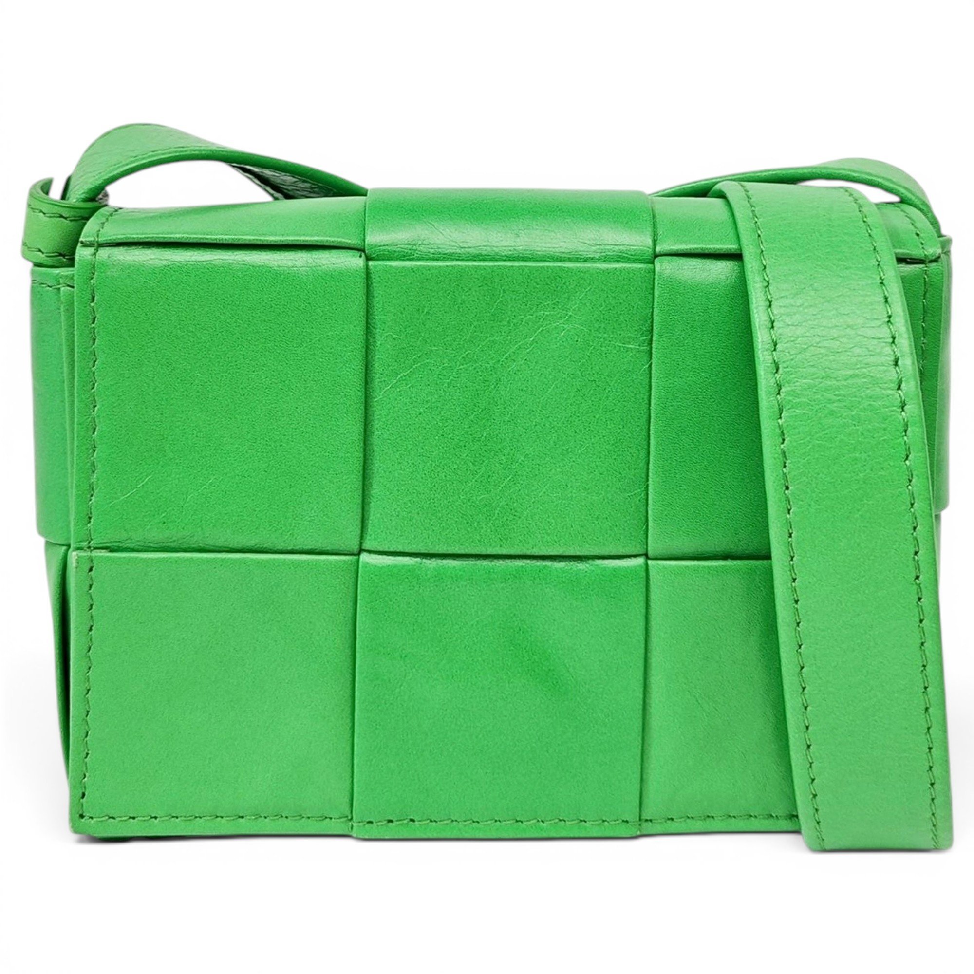 Brick Cassette leather handbag