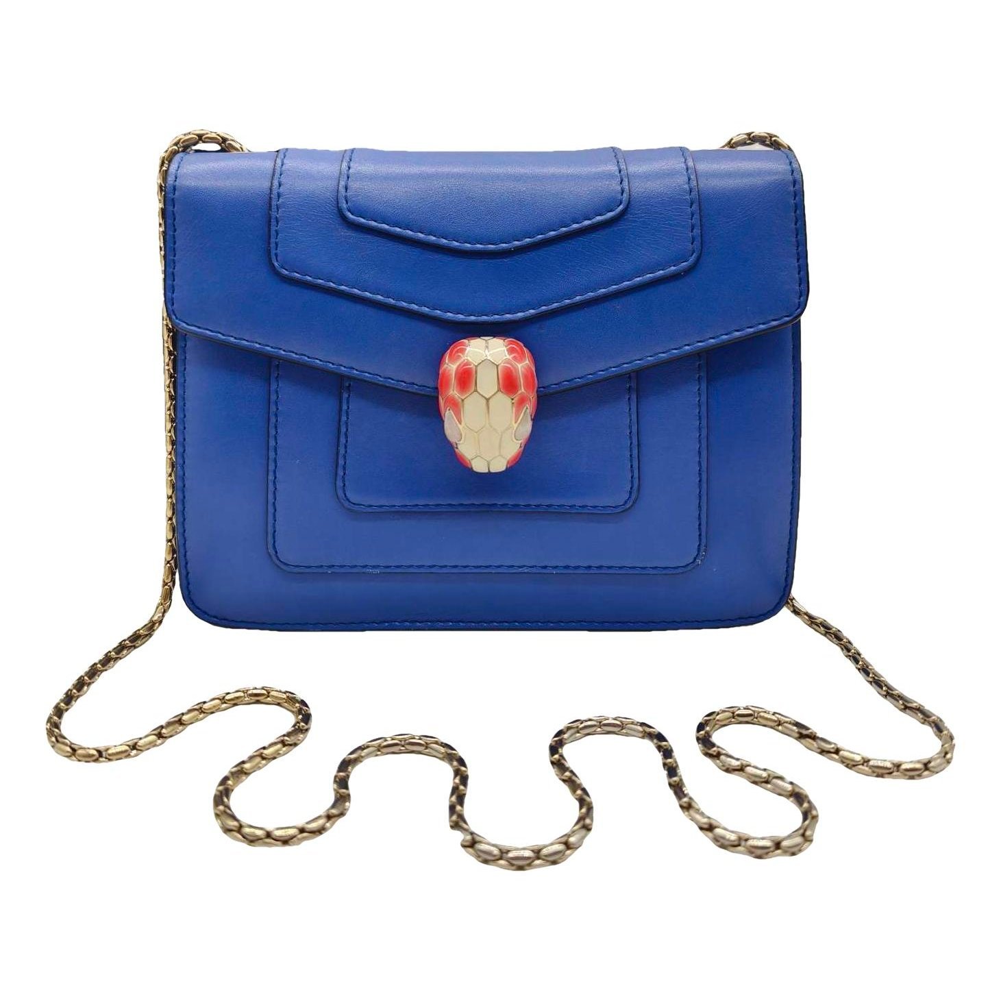 Serpenti leather handbag