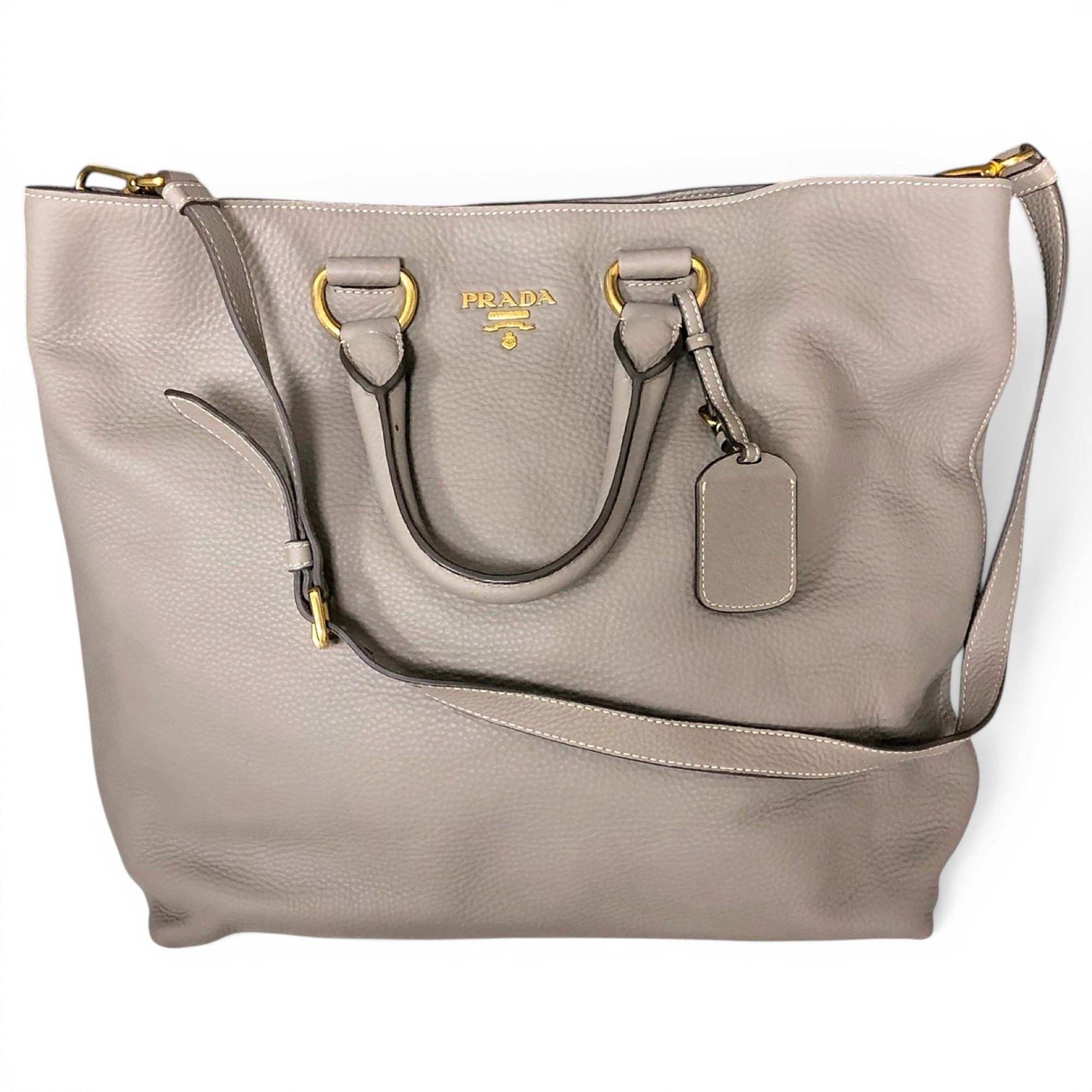 Leather tote