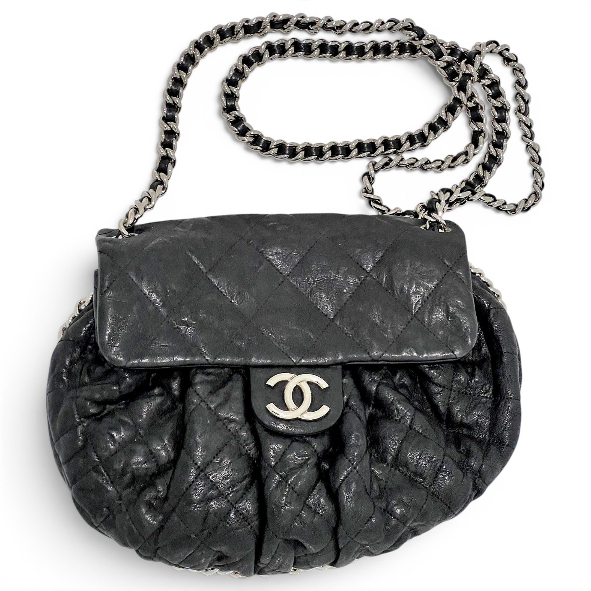 Chain Around leather handbag