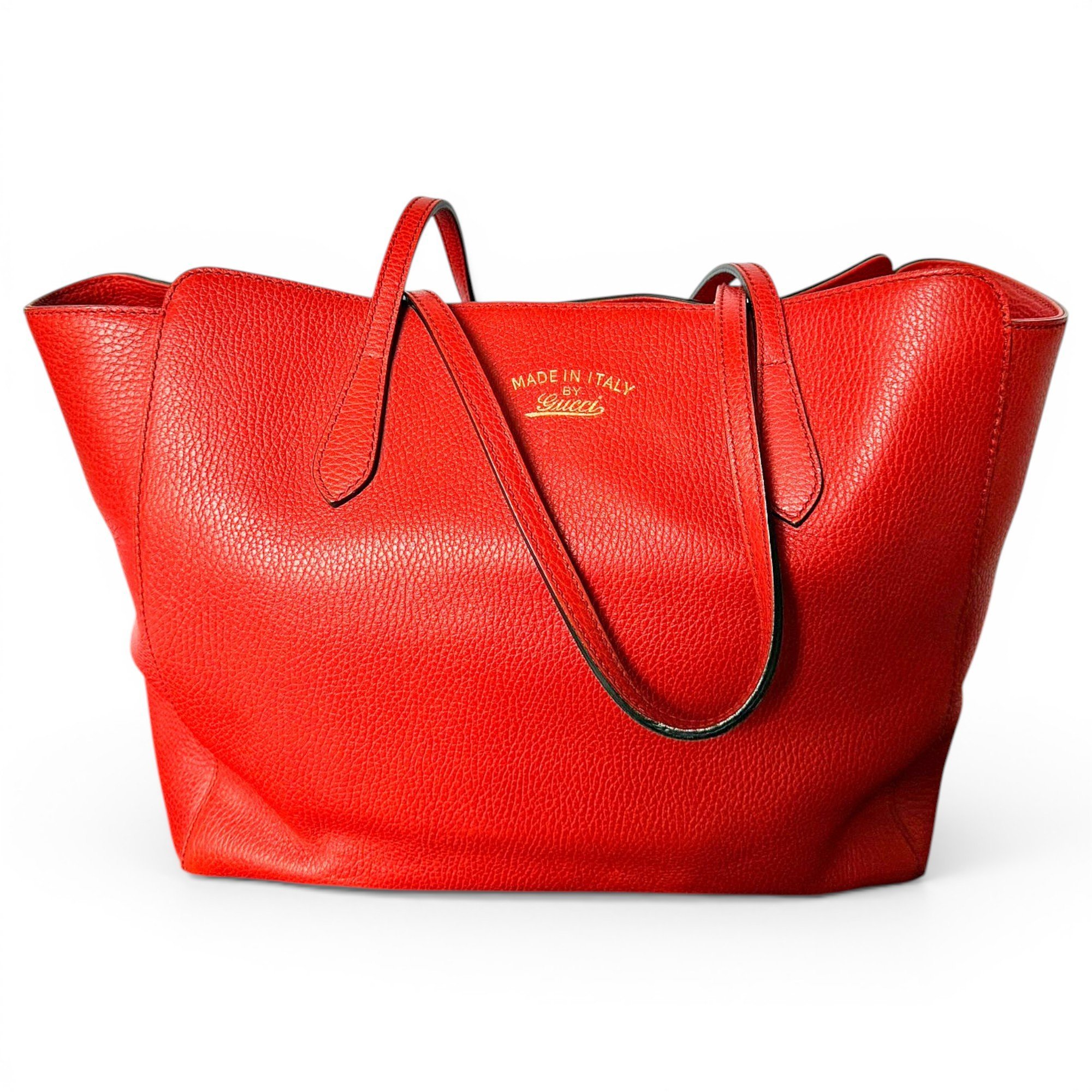 Swing leather tote