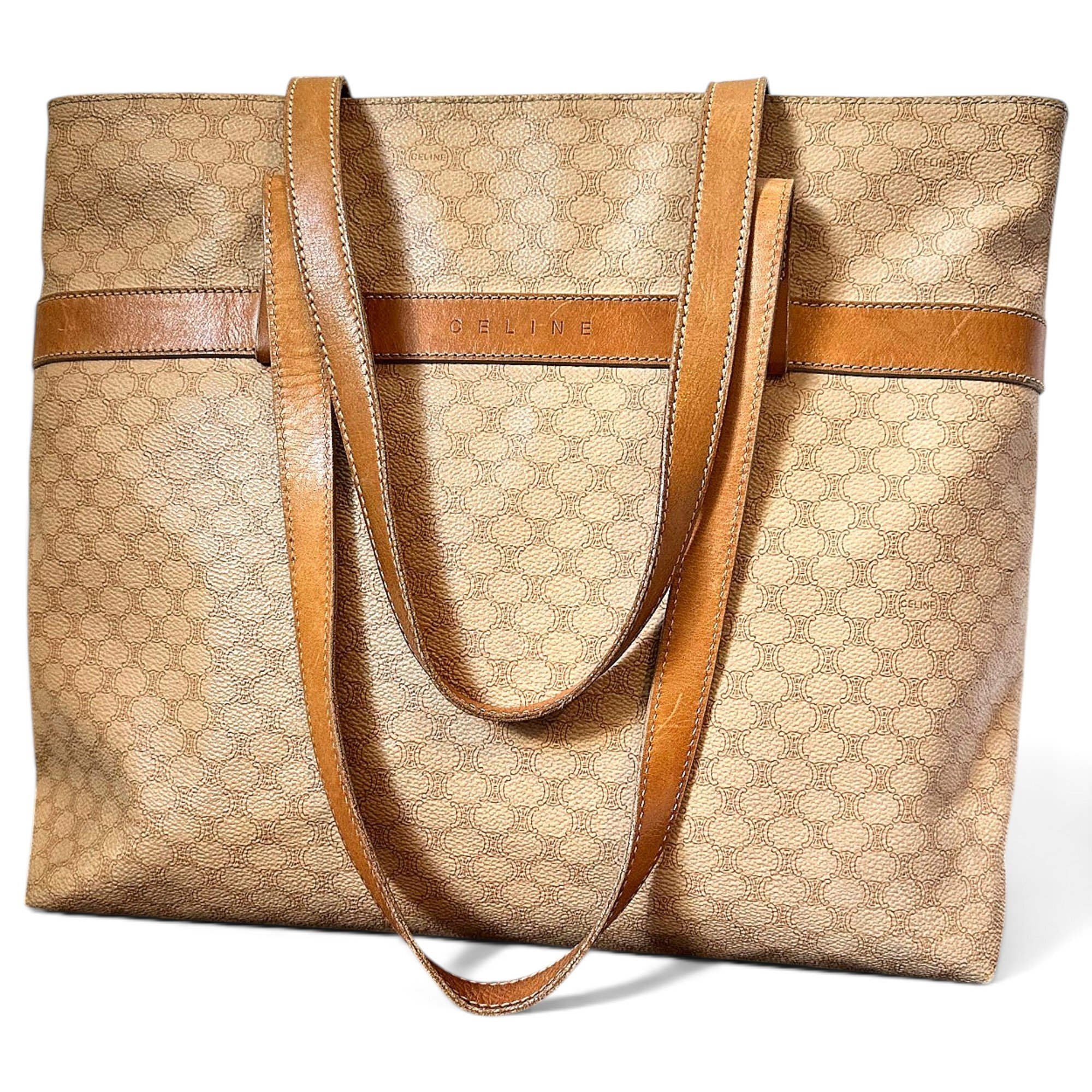 Leather tote