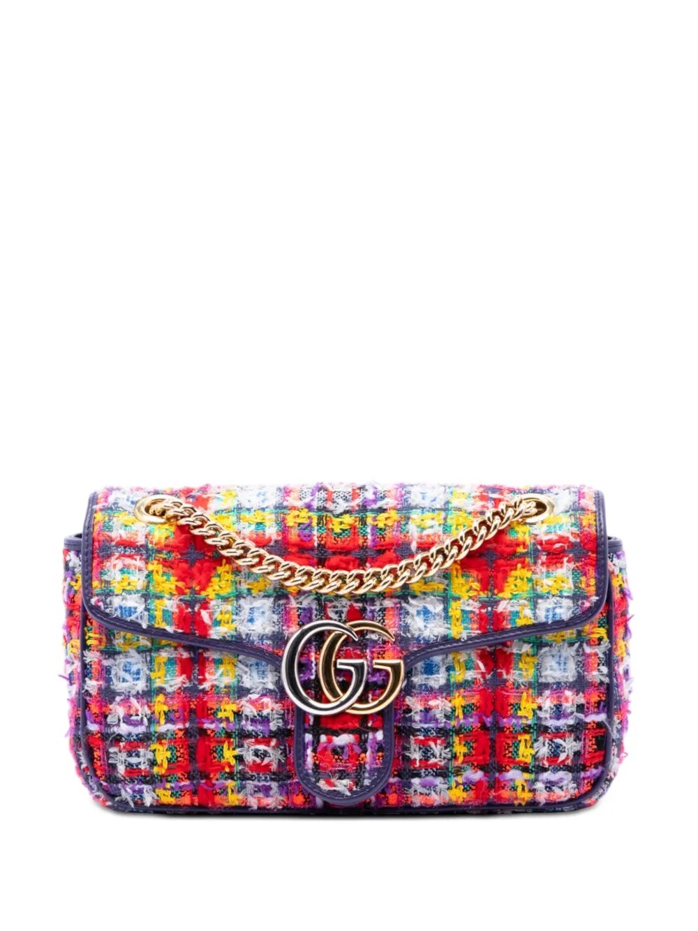 2016-2026 Medium GG Marmont Tweed shoulder bag