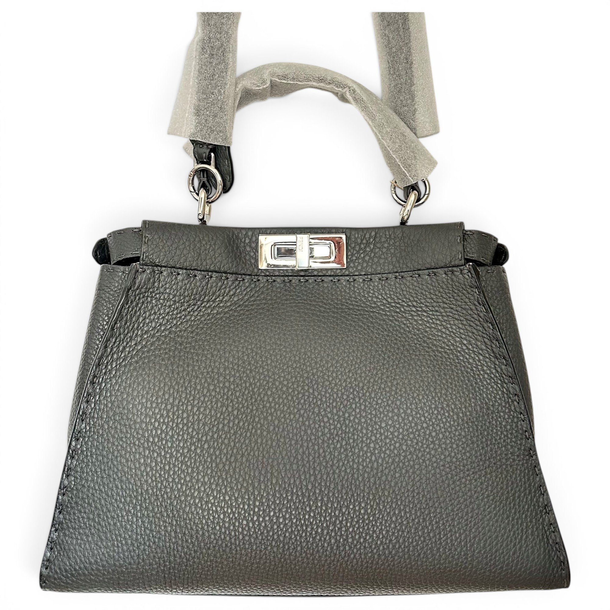 Peekaboo leather handbag