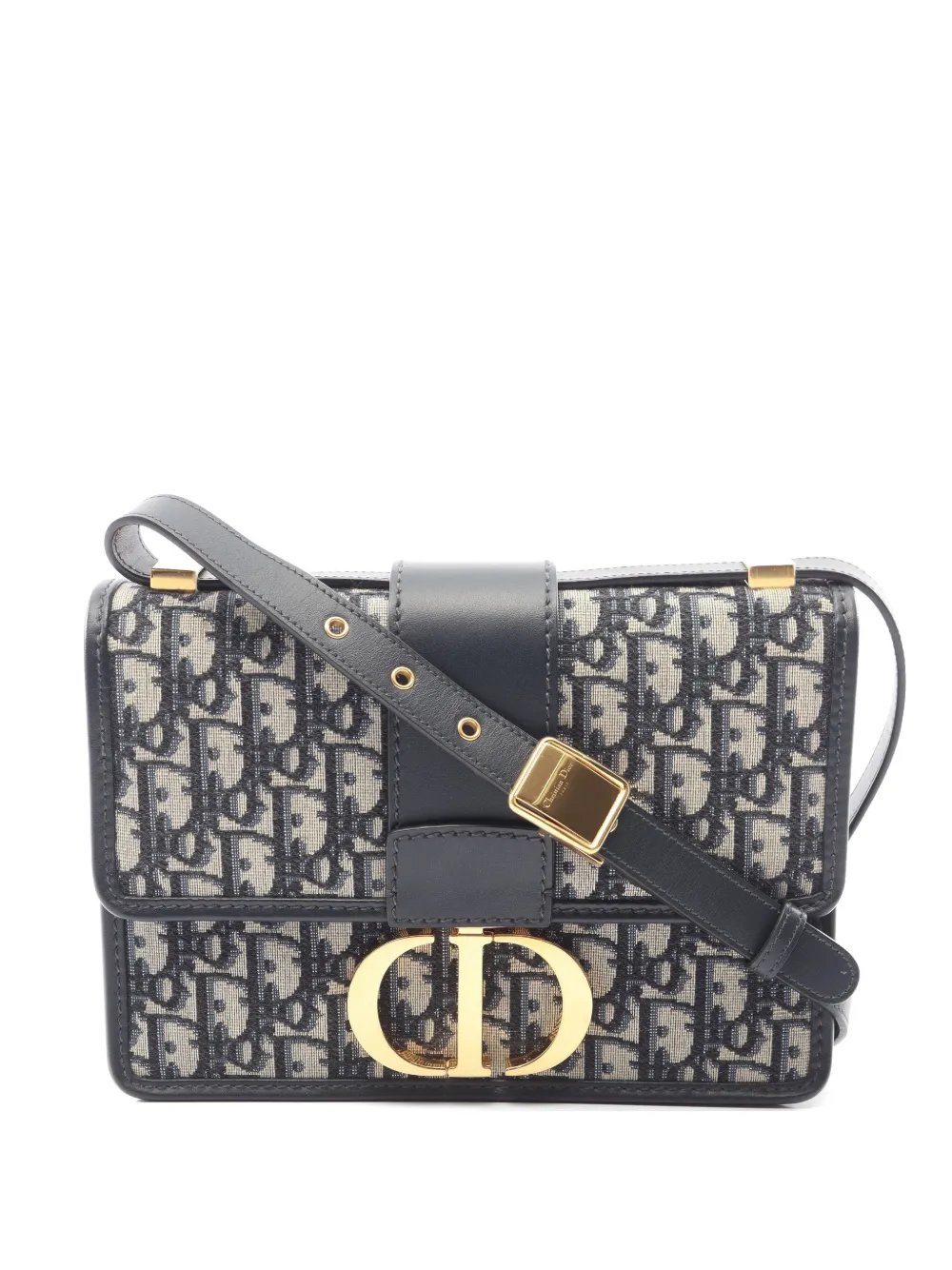 2010s 30 Montaigne oblique jacquard shoulder bag
