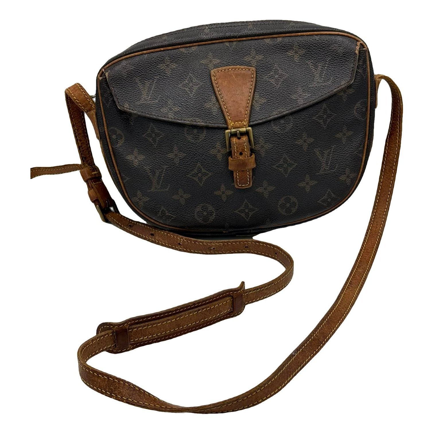 Jeune fille leather crossbody bag