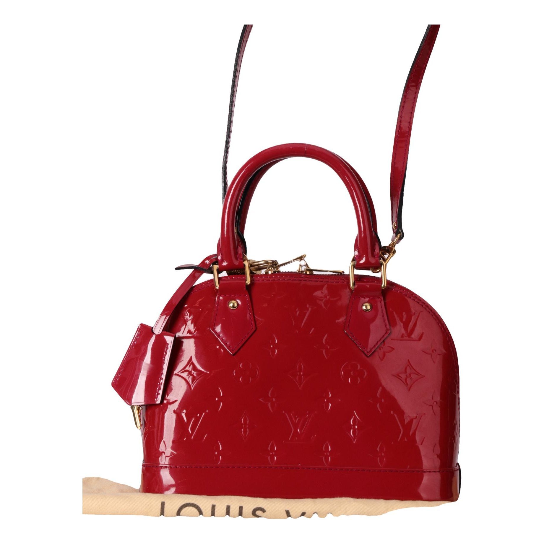 Alma BB patent leather crossbody bag