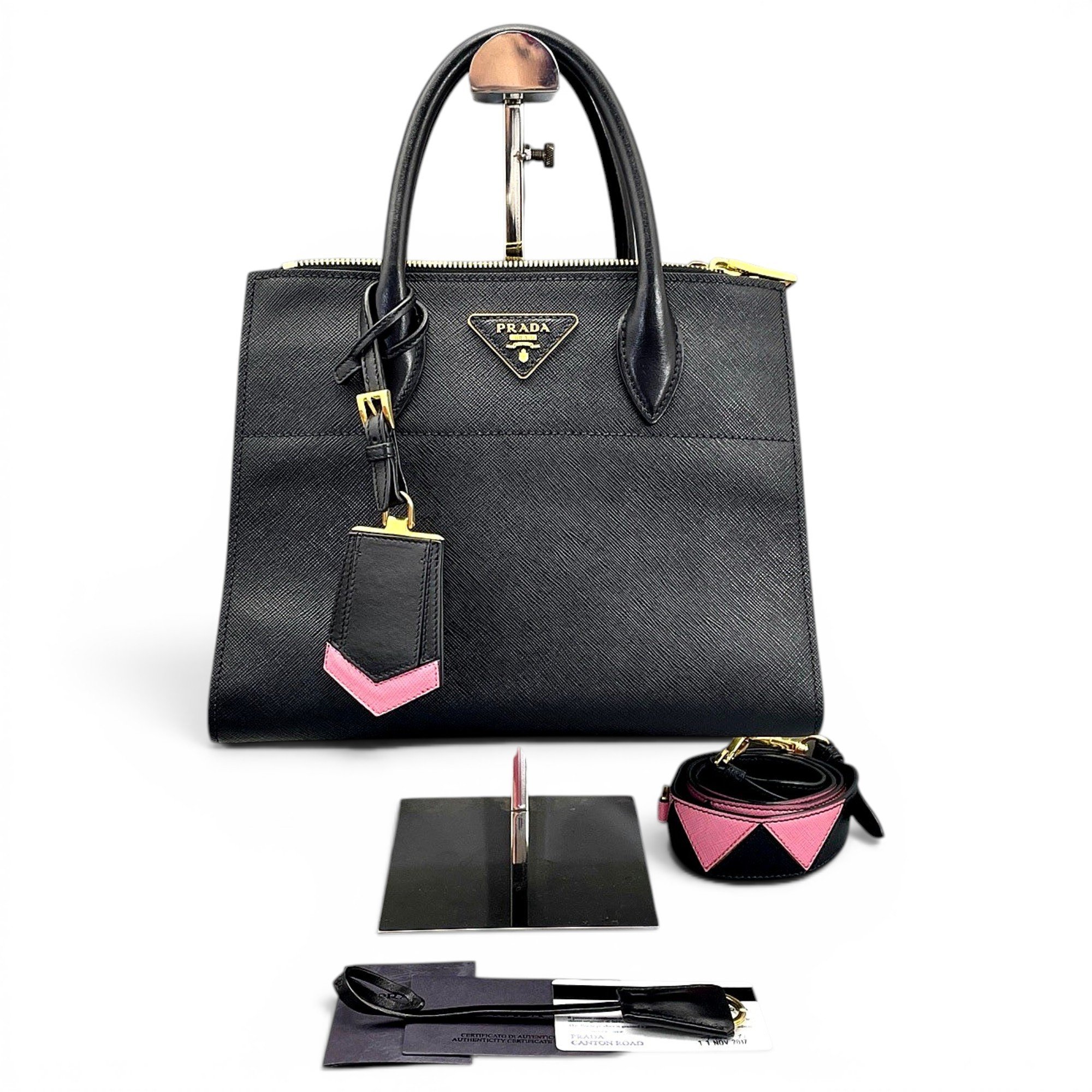 Galleria leather handbag