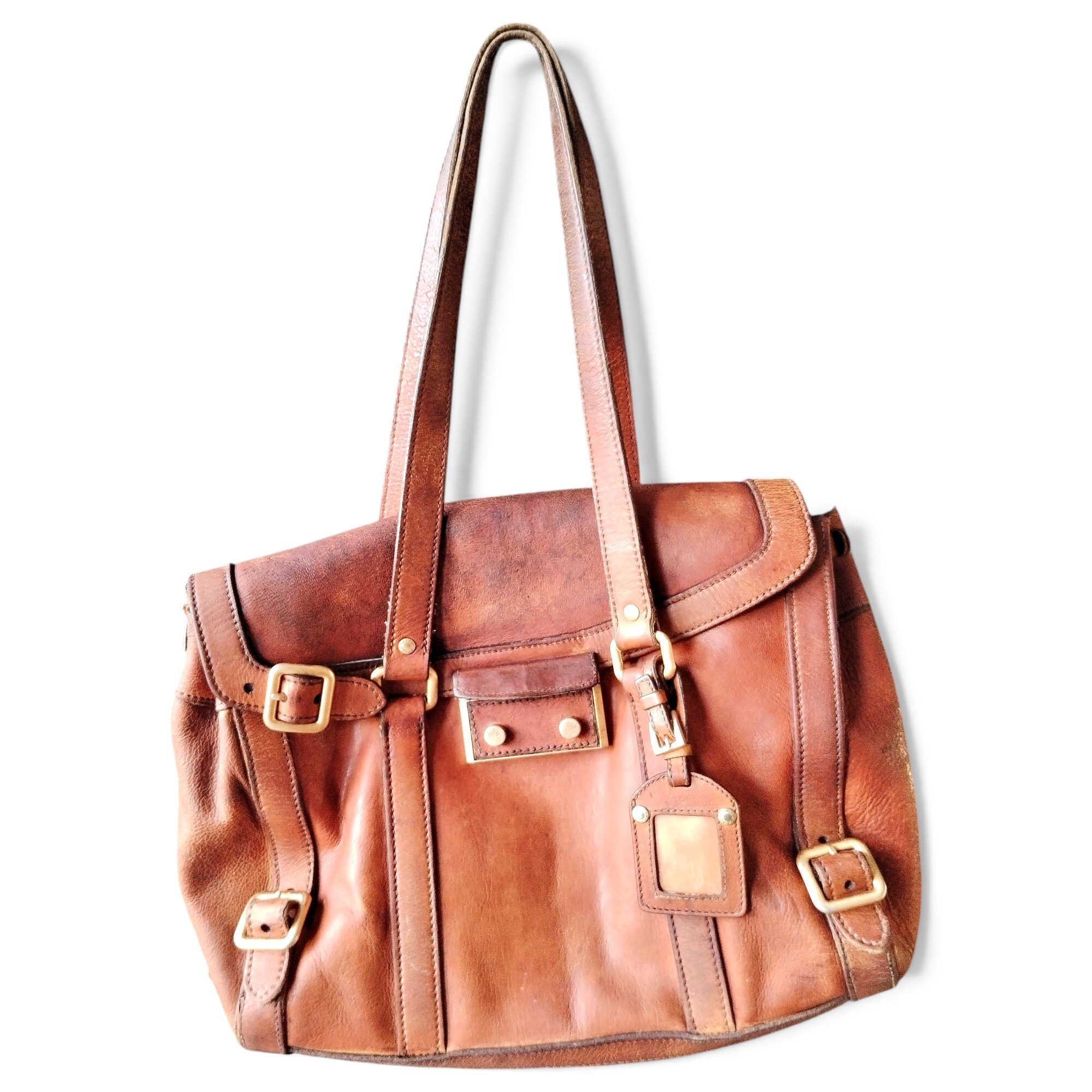 Leather handbag
