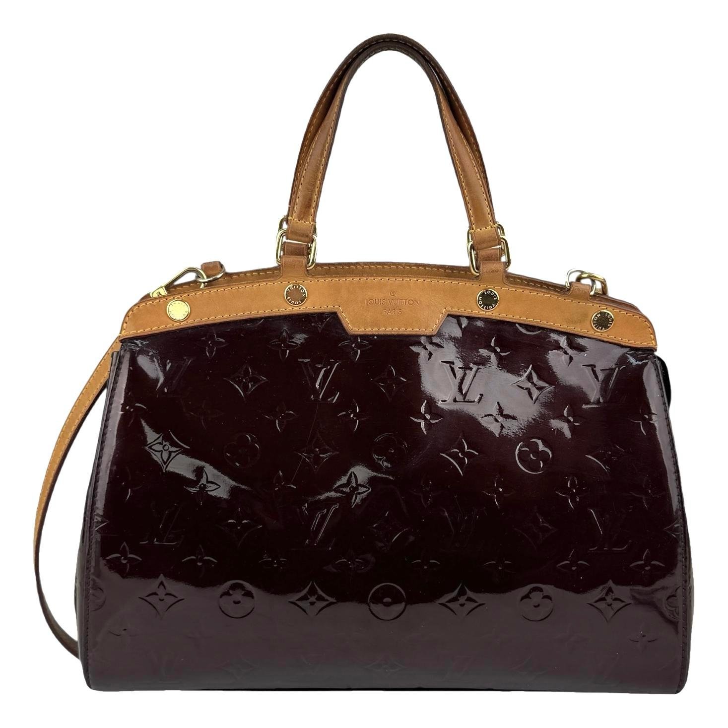Bréa patent leather handbag