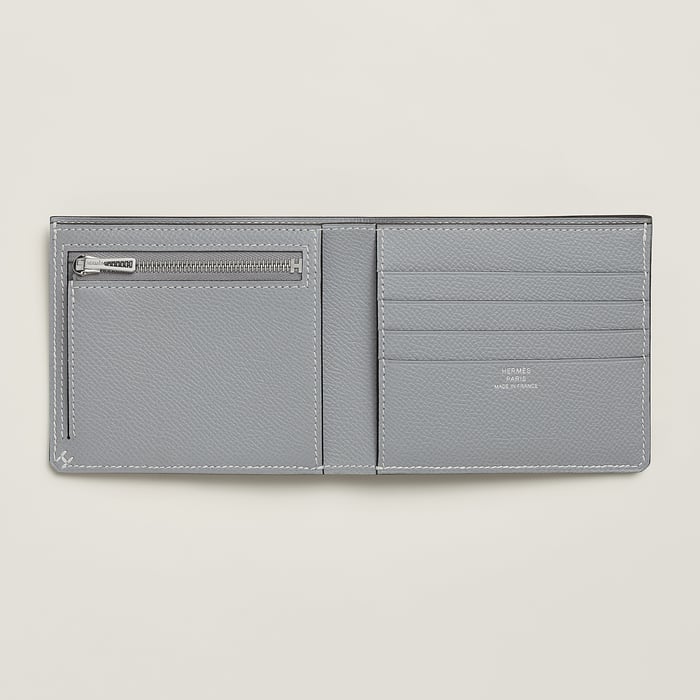 Gris Pantin H Sellier Compact Wallet