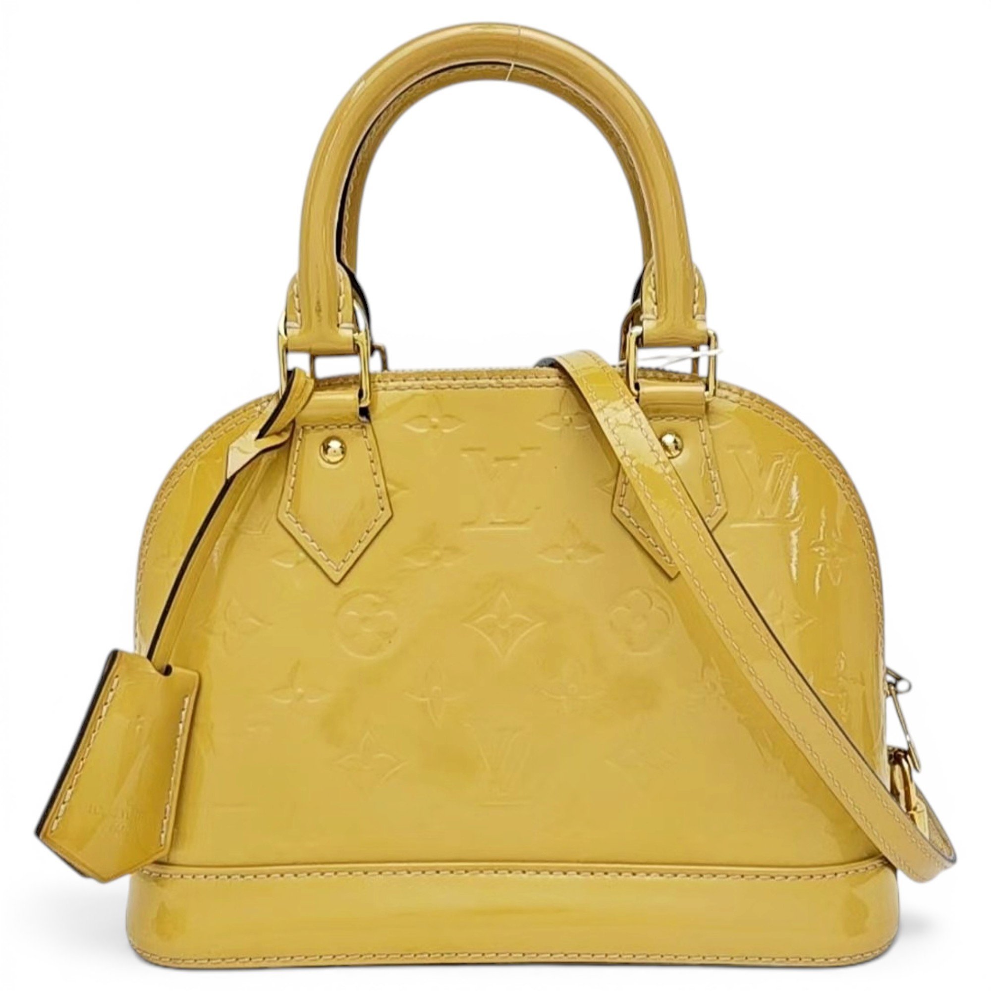 Alma BB patent leather handbag